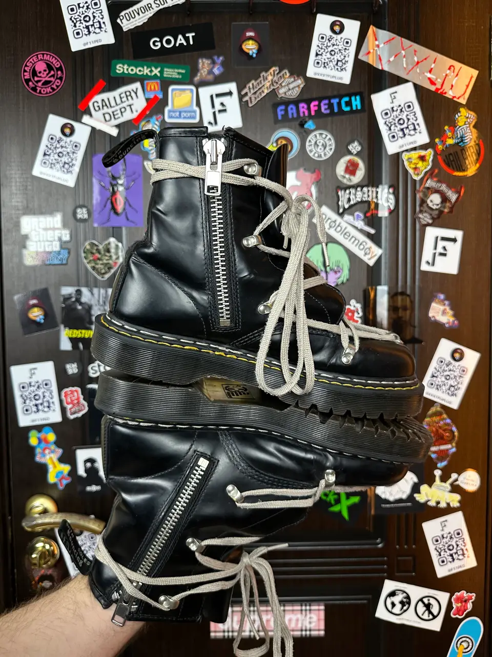 RickOwens Dr martens 43, detail view 16