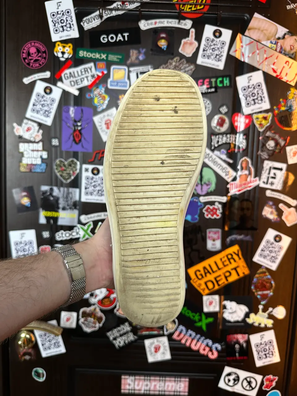 RickOwens Rick Owens Vans Grey, detail view 7