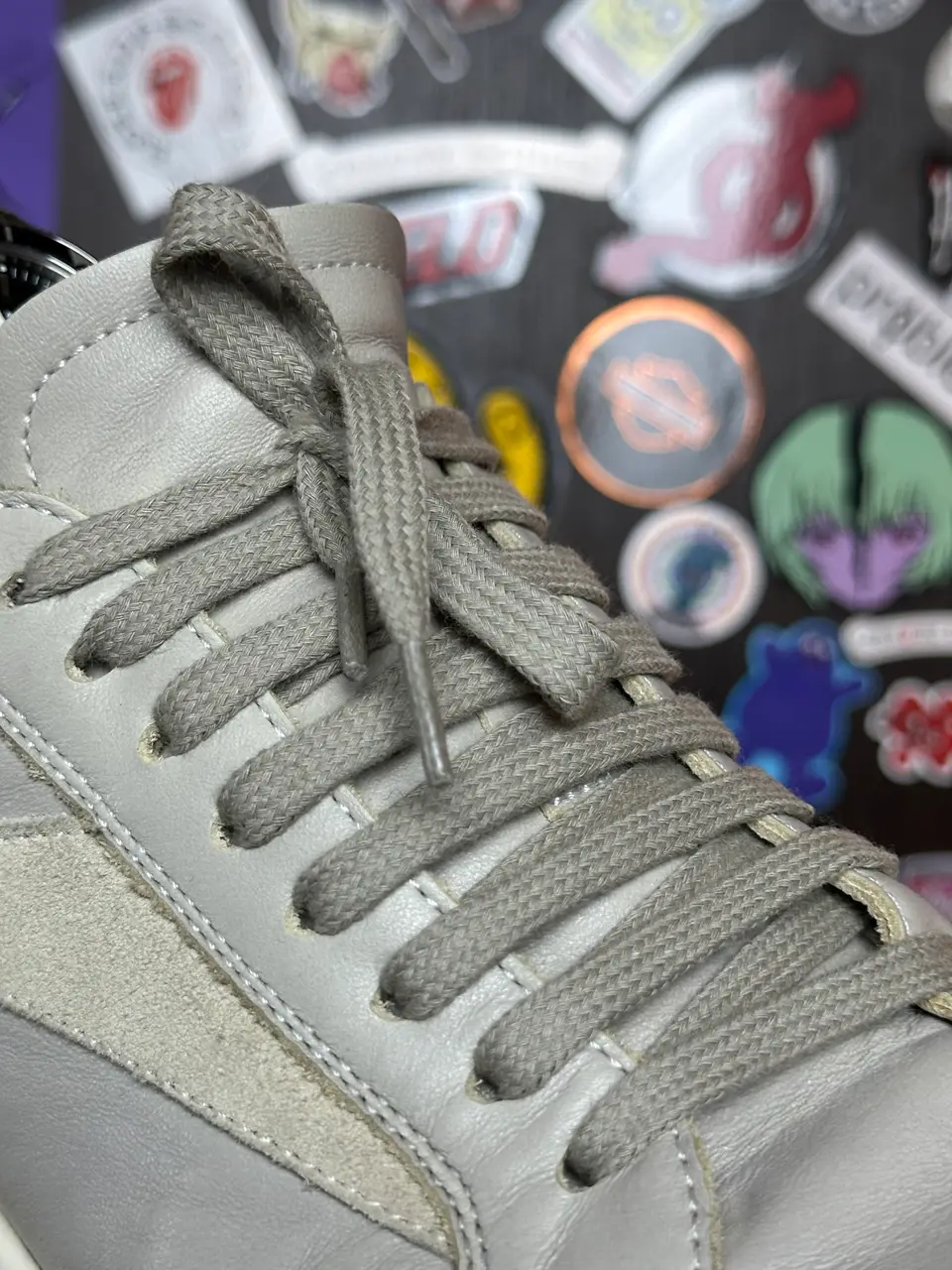 RickOwens Rick Owens Vans Grey, detail view 11