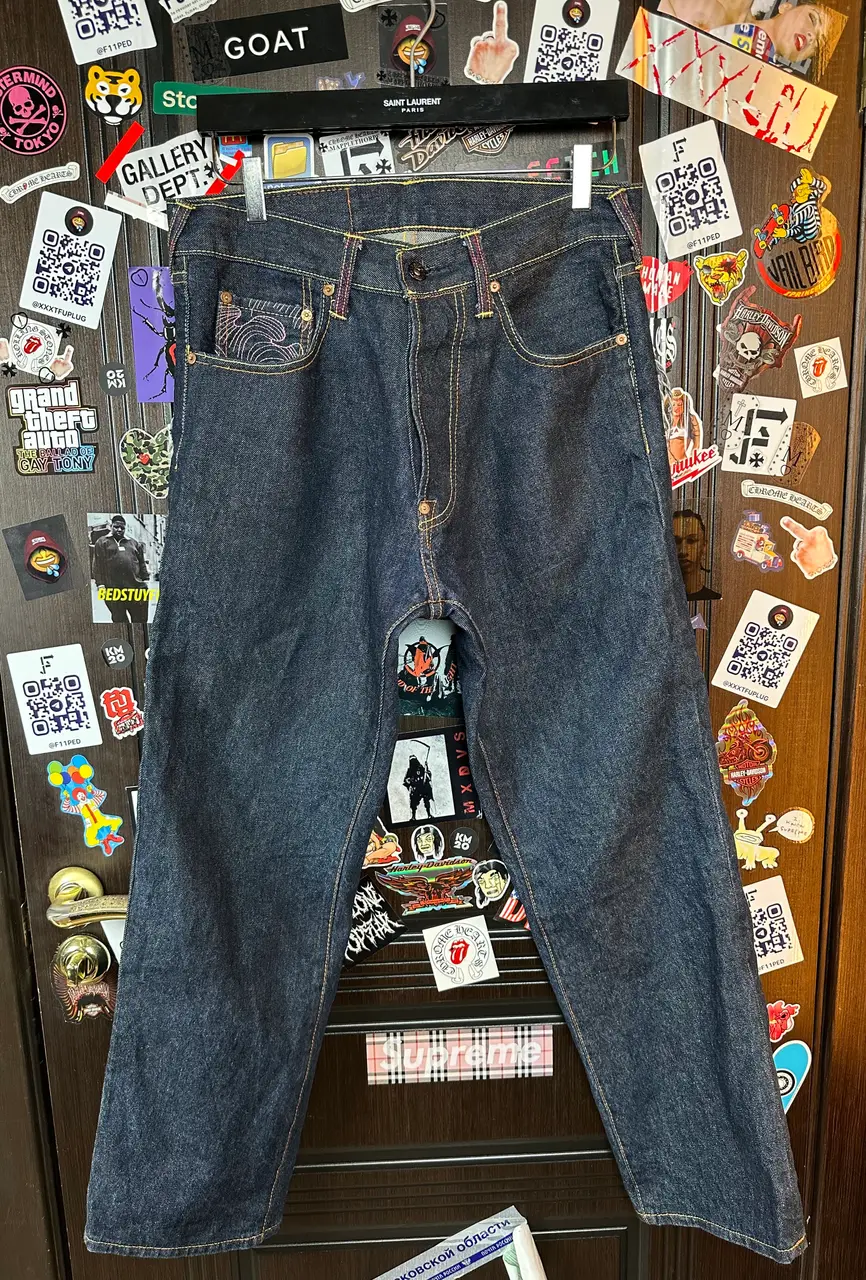 RMC Red Monkey Company | RMC 2008 «Erotic Ukiyo-e Collection» 1001 Archive Denim, detail view 6