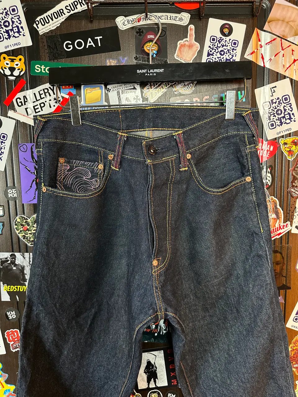 RMC Red Monkey Company | RMC 2008 «Erotic Ukiyo-e Collection» 1001 Archive Denim, detail view 7