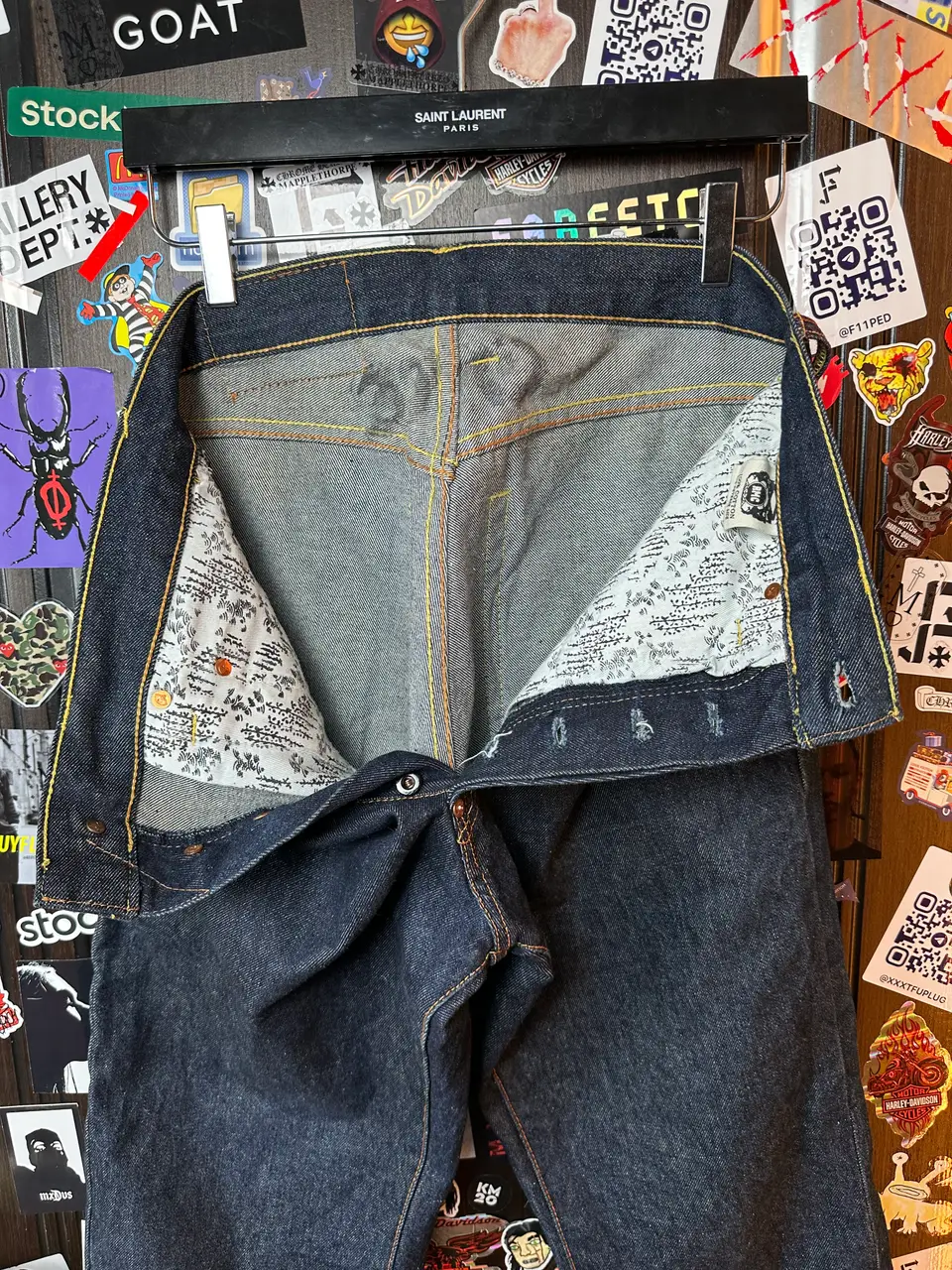 RMC Red Monkey Company | RMC 2008 «Erotic Ukiyo-e Collection» 1001 Archive Denim, detail view 14