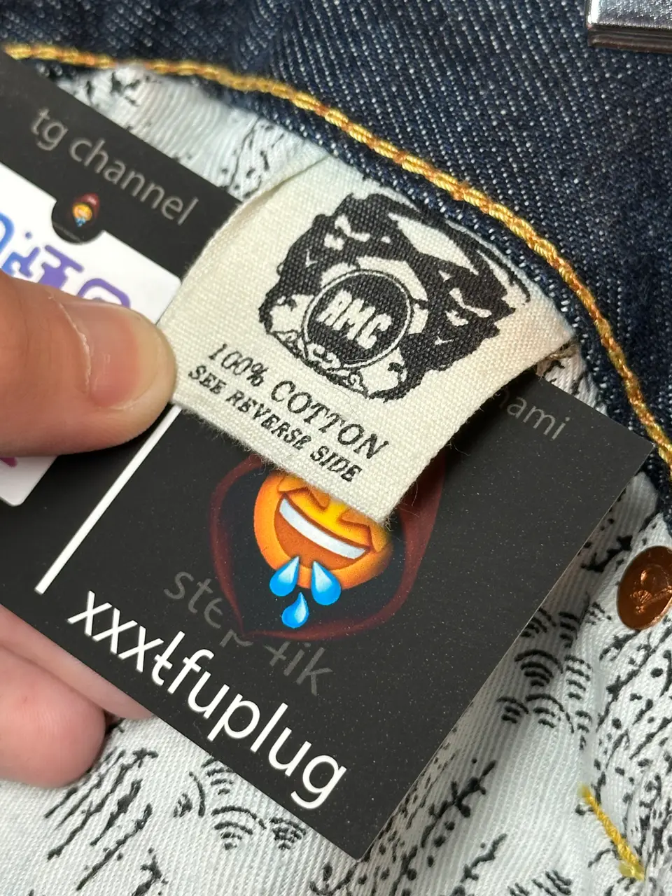 RMC Red Monkey Company | RMC 2008 «Erotic Ukiyo-e Collection» 1001 Archive Denim, detail view 15