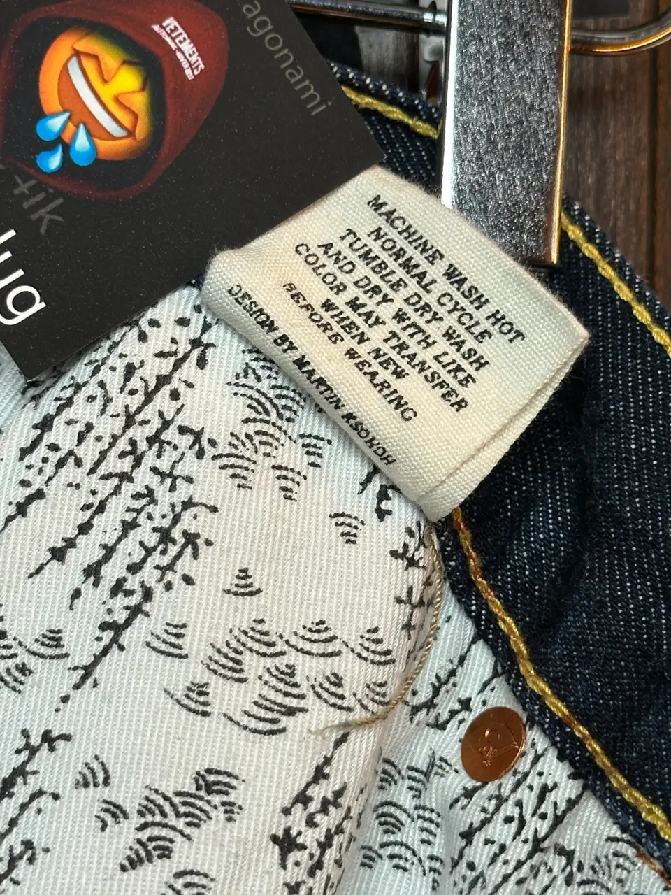 RMC Red Monkey Company | RMC 2008 «Erotic Ukiyo-e Collection» 1001 Archive Denim, detail view 16