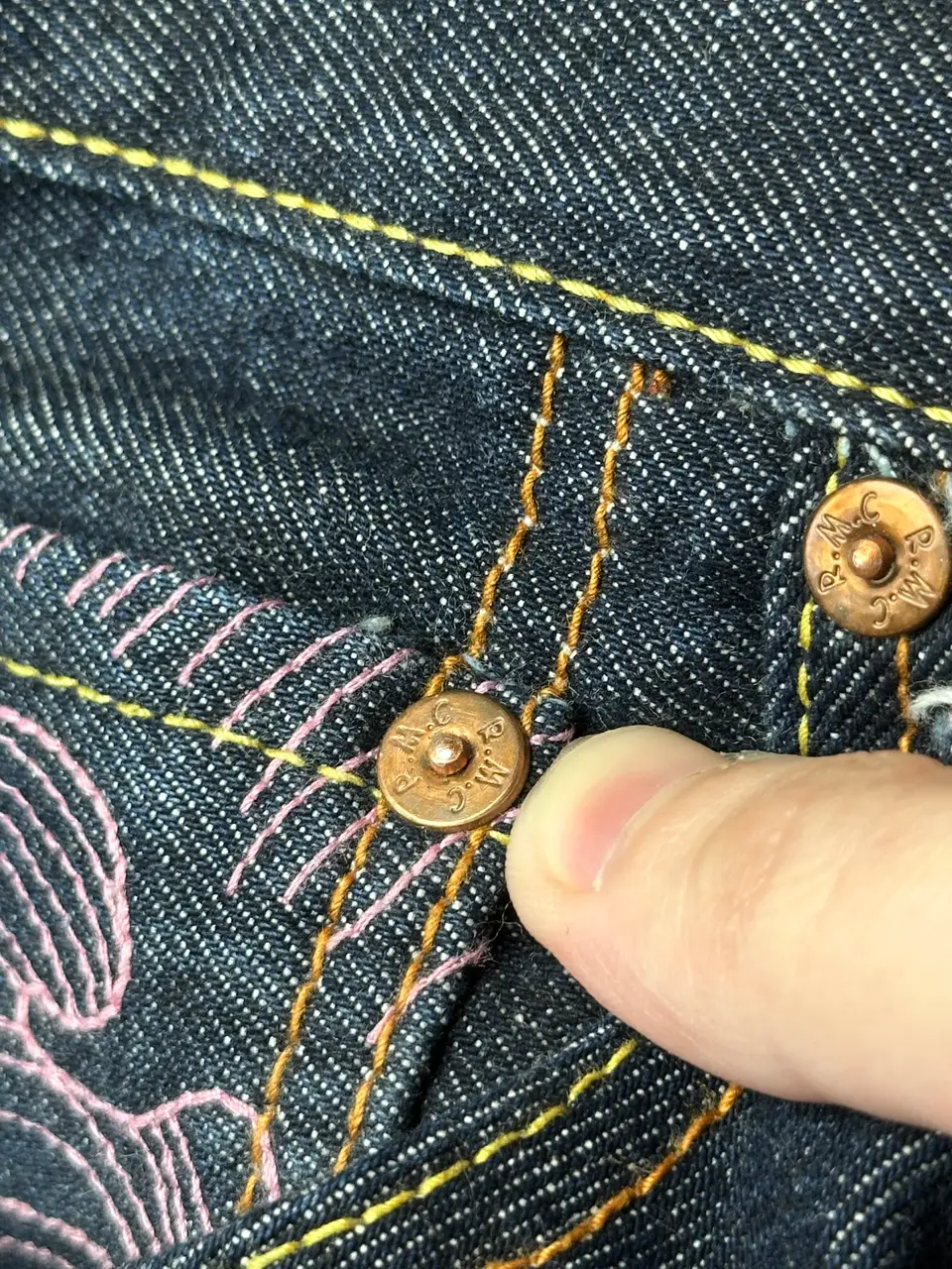 RMC Red Monkey Company | RMC 2008 «Erotic Ukiyo-e Collection» 1001 Archive Denim, detail view 18