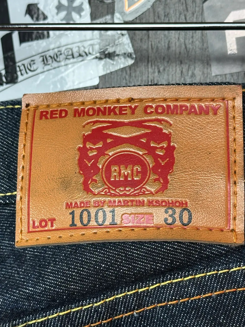 RMC Red Monkey Company | RMC 2008 «Erotic Ukiyo-e Collection» 1001 Archive Denim, detail view 22