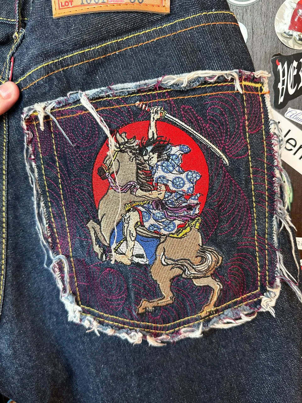RMC Red Monkey Company | RMC 2008 «Erotic Ukiyo-e Collection» 1001 Archive Denim, detail view 23