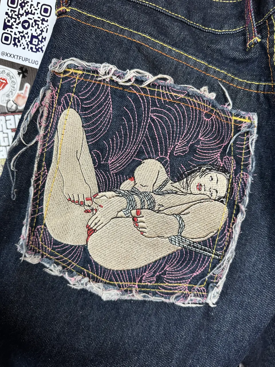 RMC Red Monkey Company | RMC 2008 «Erotic Ukiyo-e Collection» 1001 Archive Denim, detail view 24