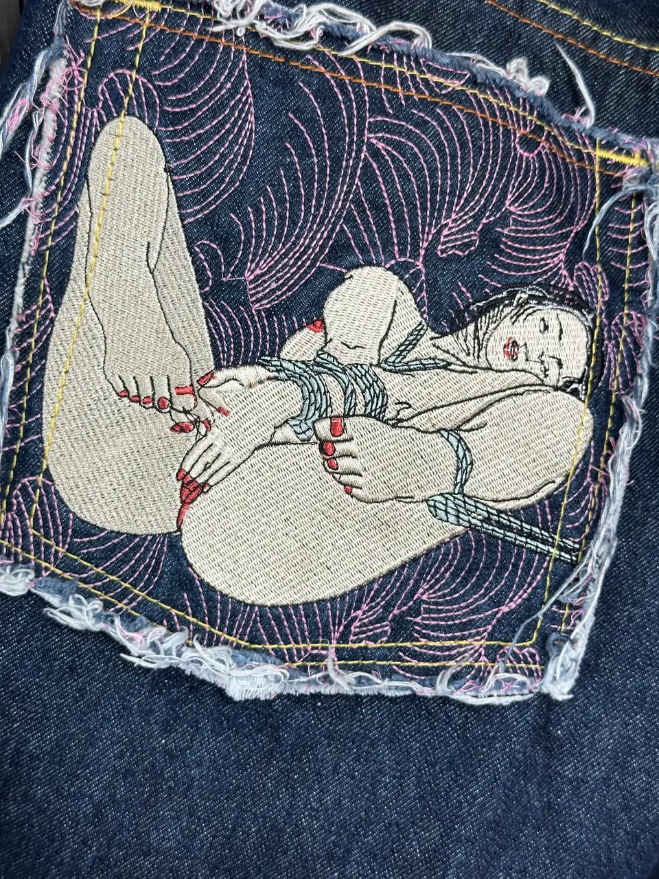RMC Red Monkey Company | RMC 2008 «Erotic Ukiyo-e Collection» 1001 Archive Denim, detail view 25