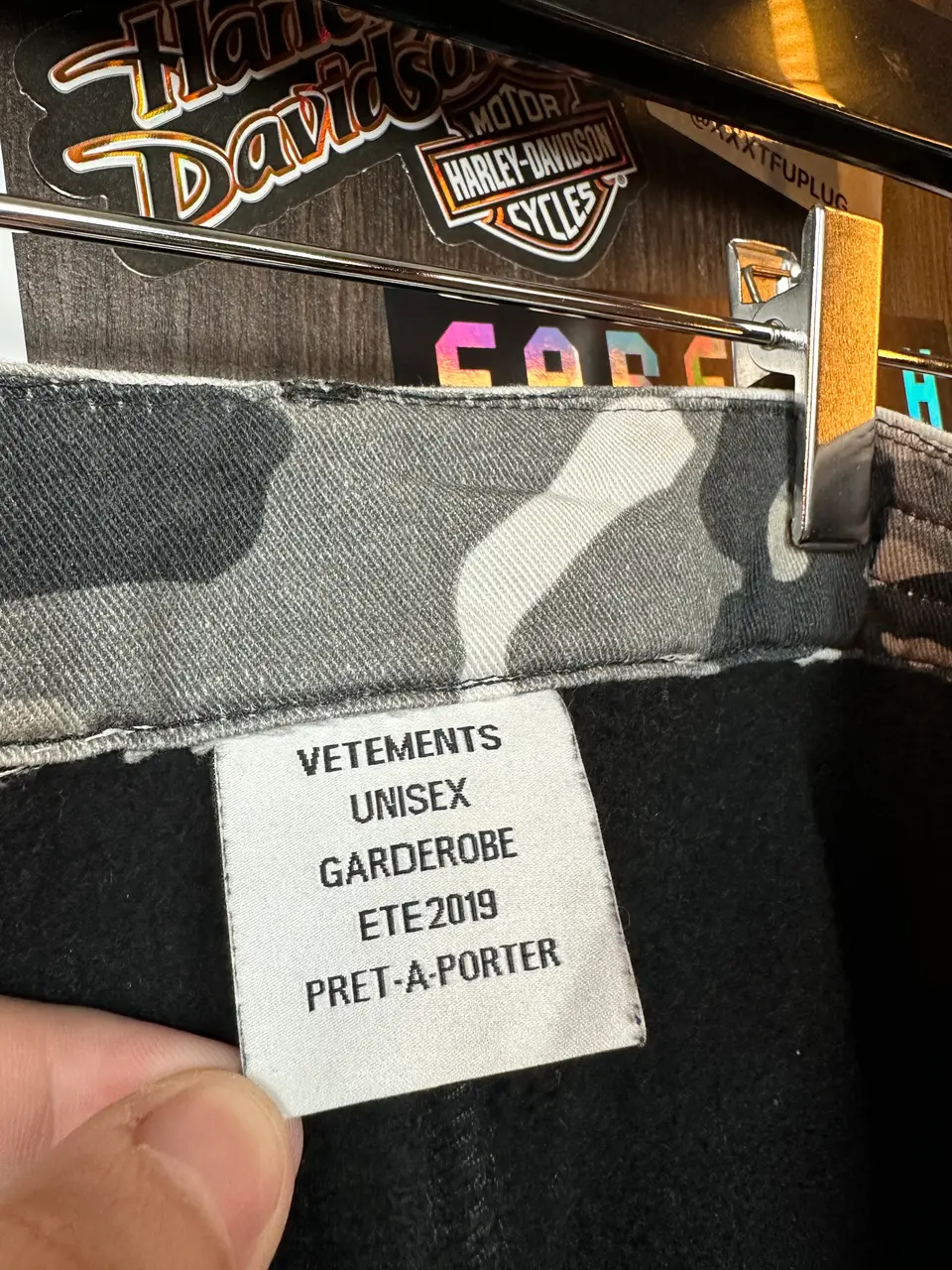 Vetements SS19 Georgian Pants, detail view 16
