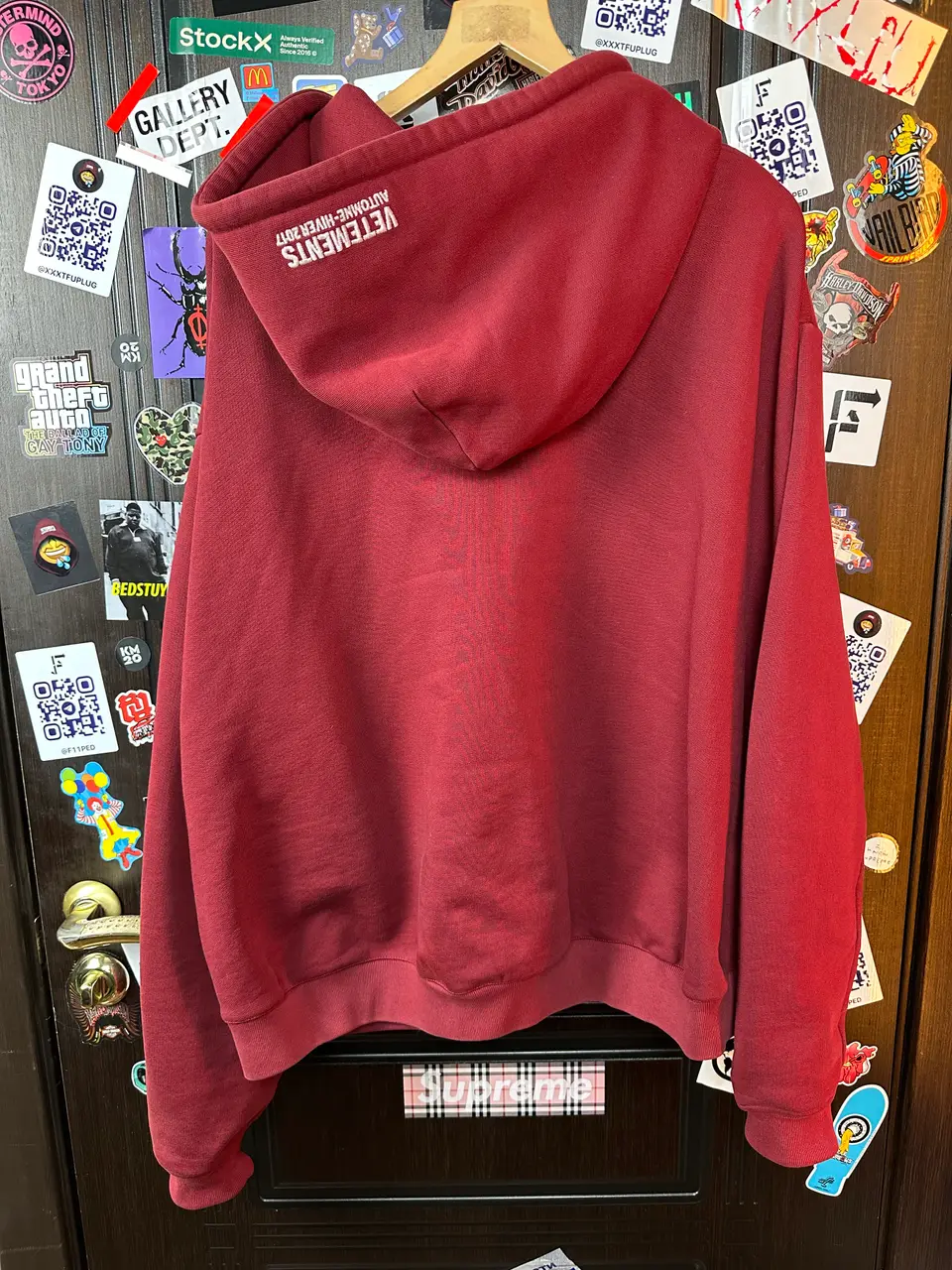 Vetements VETEMENTS “May the bridges” Zip Hoodie 1/50, detail view 5