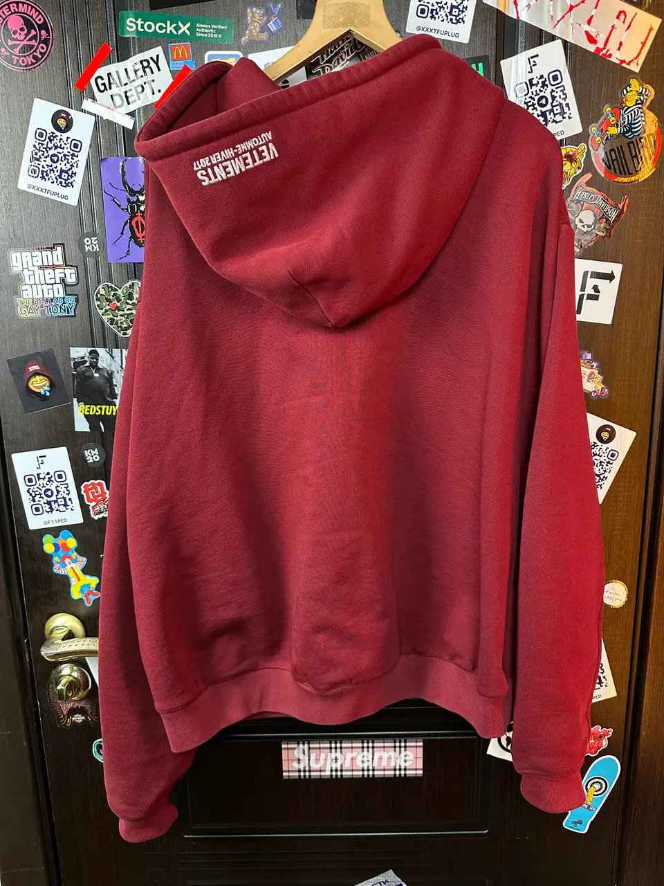 Vetements VETEMENTS “May the bridges” Zip Hoodie 1/50, detail view 6