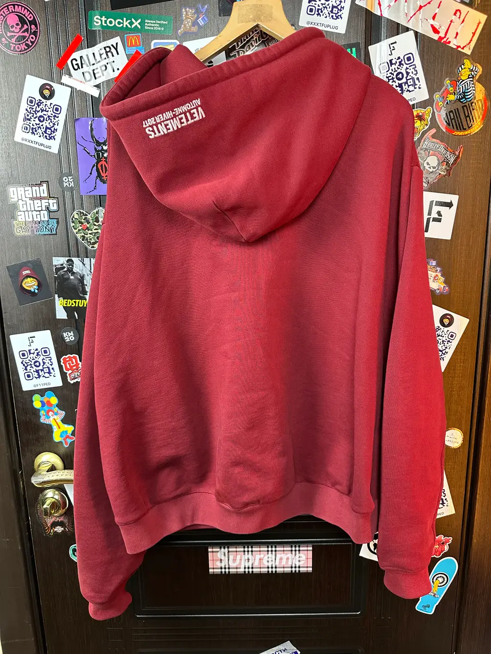 Vetements VETEMENTS “May the bridges” Zip Hoodie 1/50, detail view 7
