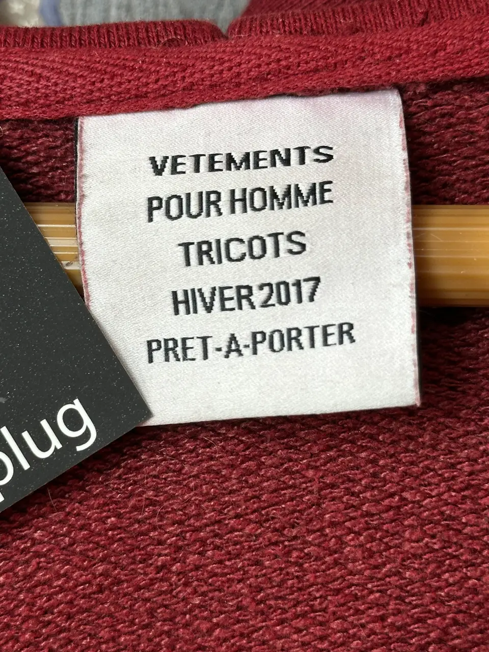 Vetements VETEMENTS “May the bridges” Zip Hoodie 1/50, detail view 12
