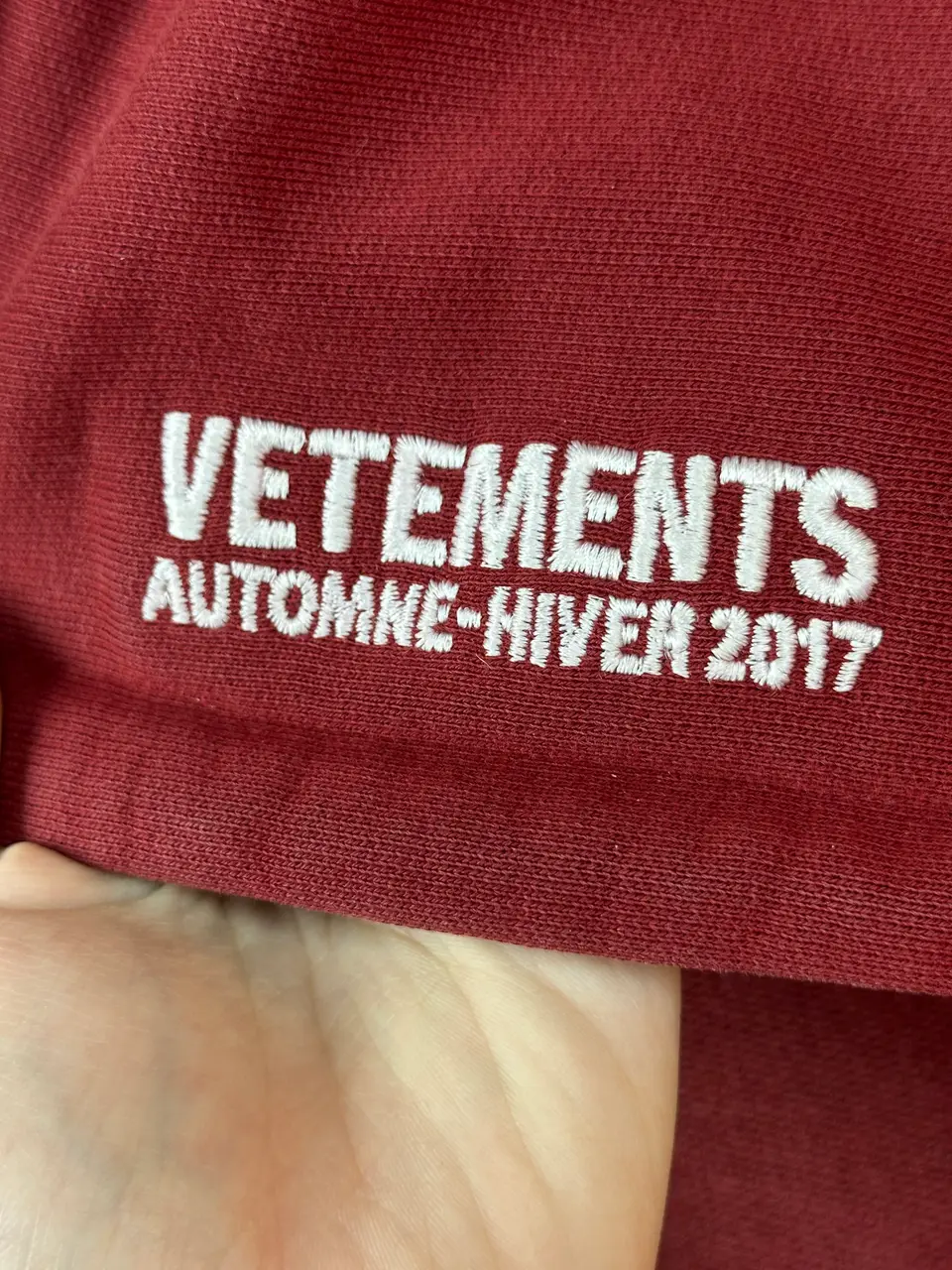 Vetements VETEMENTS “May the bridges” Zip Hoodie 1/50, detail view 18