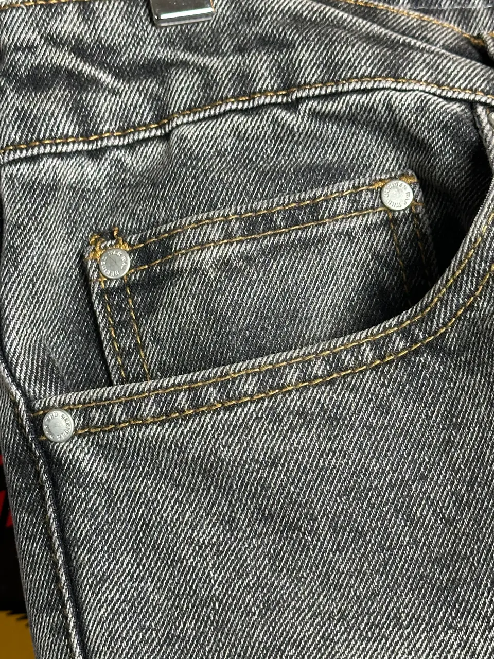 Who Decides War Who Decides War “Jesus and Maria” Coal Violet Fusion Denim, detail view 13