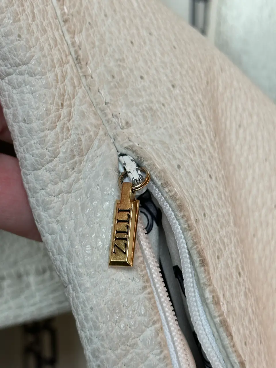 Zilli Zilli "Brigant" Peccary Leather Jacket, detail view 6