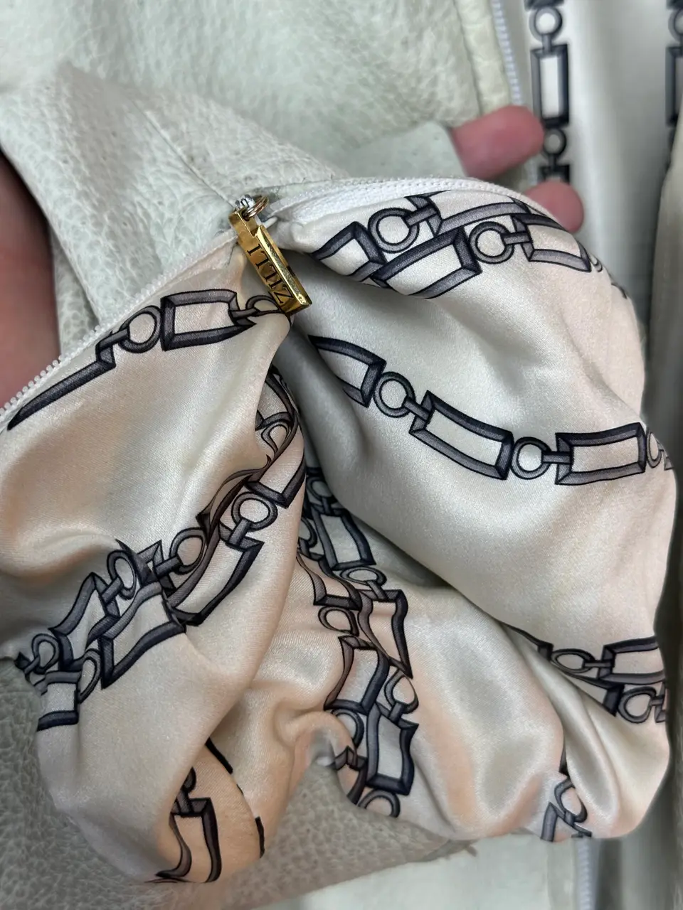 Zilli Zilli "Brigant" Peccary Leather Jacket, detail view 11
