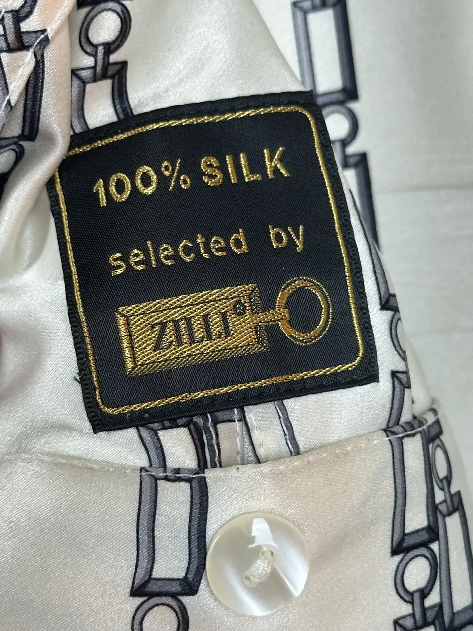 Zilli Zilli "Brigant" Peccary Leather Jacket, detail view 10