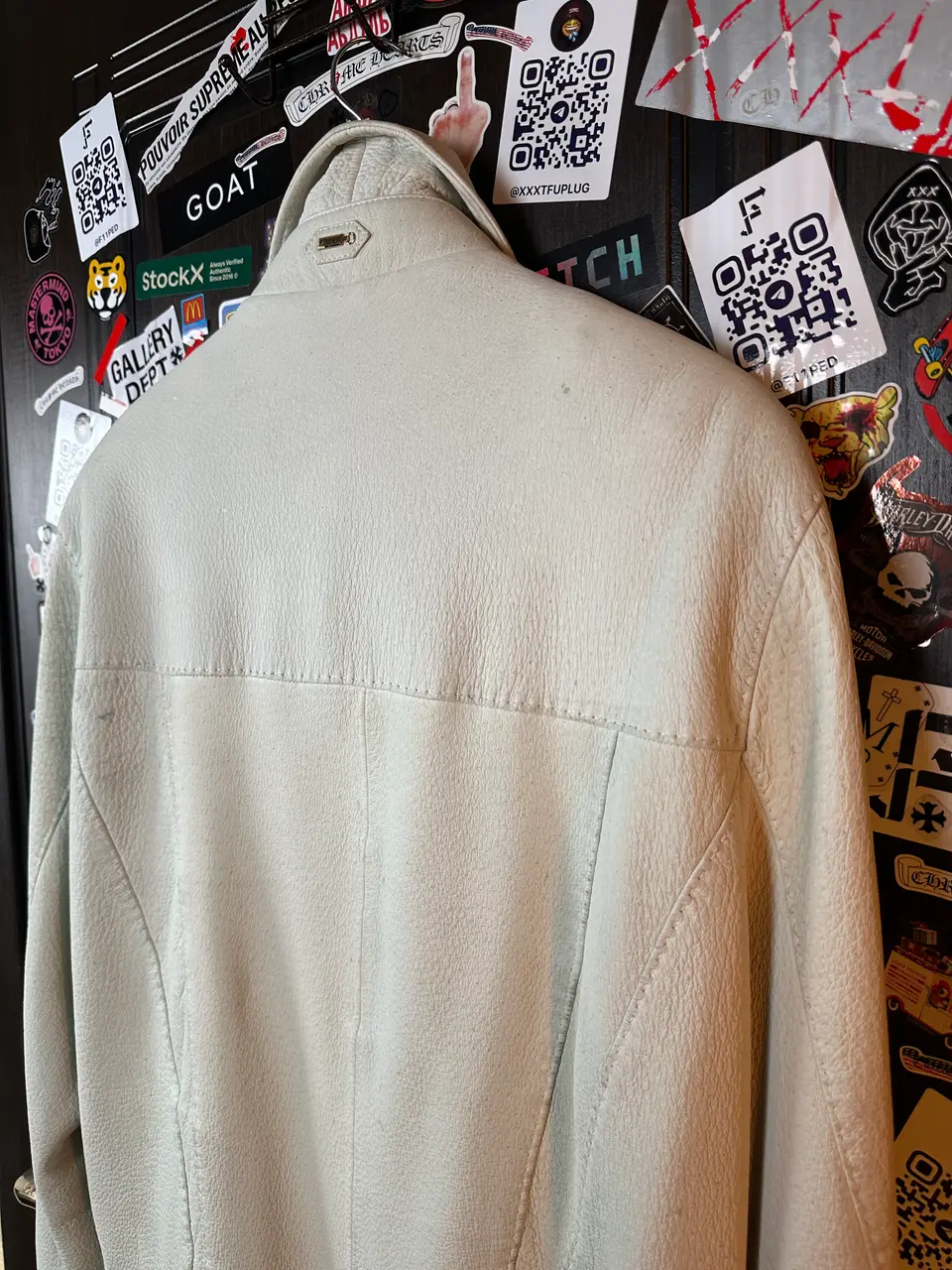 Zilli Zilli "Brigant" Peccary Leather Jacket, detail view 4