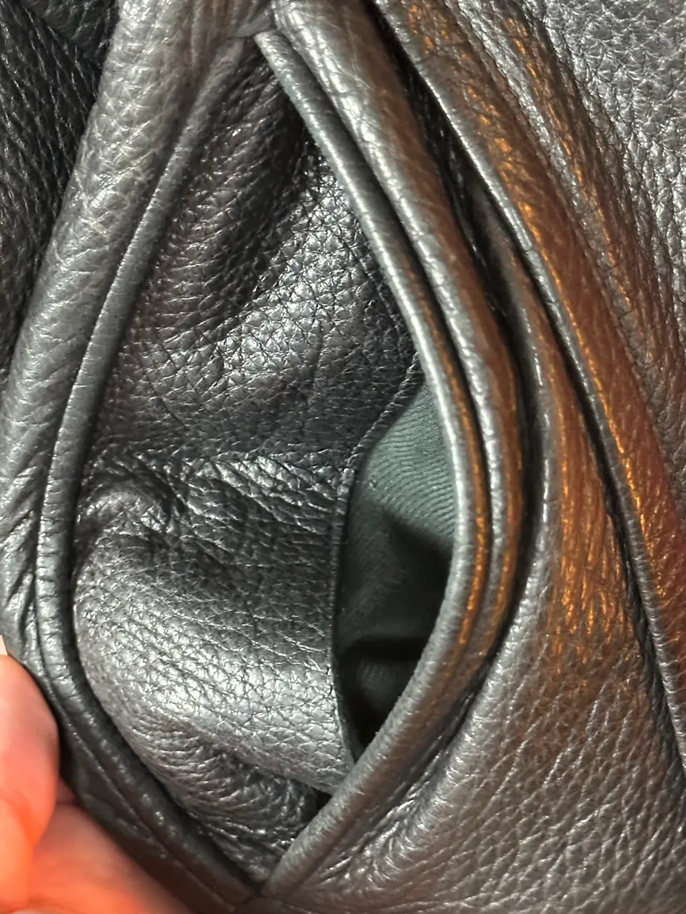 ZILLI Zilli "Huoene" Deerskin Bomber, detail view 19