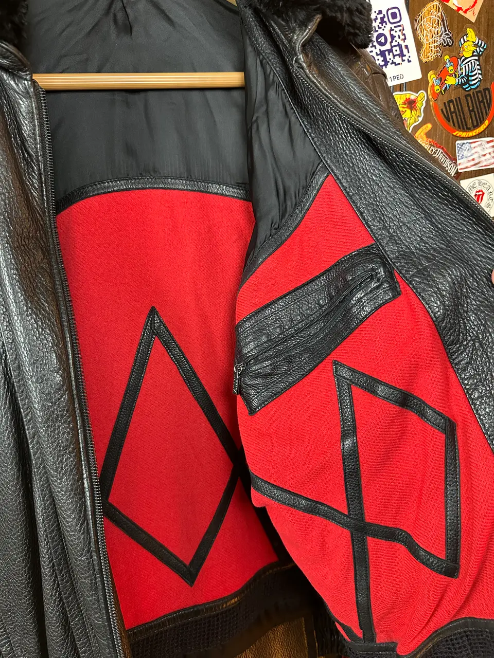 ZILLI Zilli "Huoene" Deerskin Bomber, detail view 11