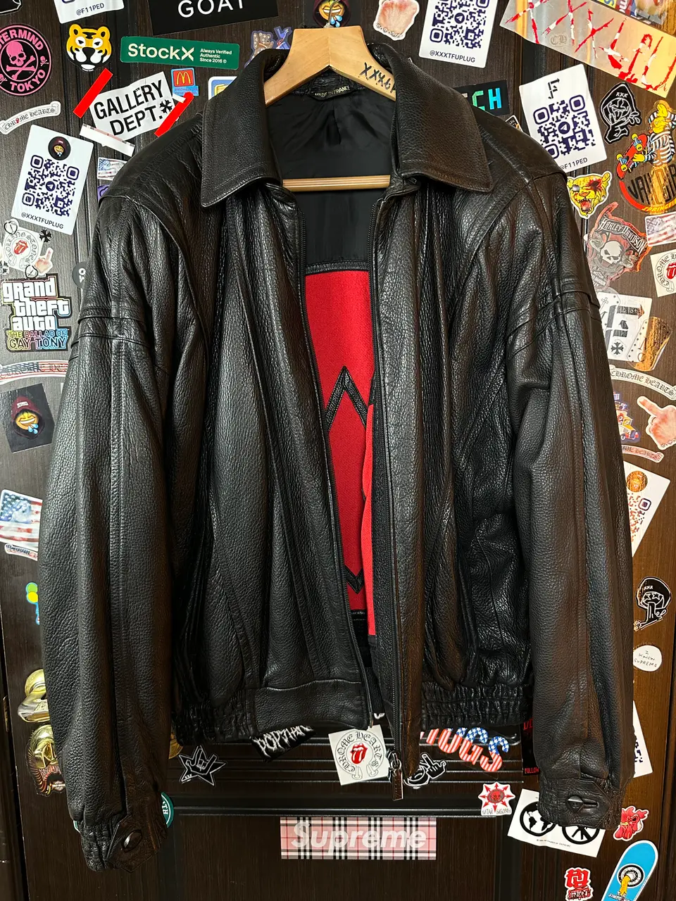 ZILLI Zilli "Huoene" Deerskin Bomber, detail view 2