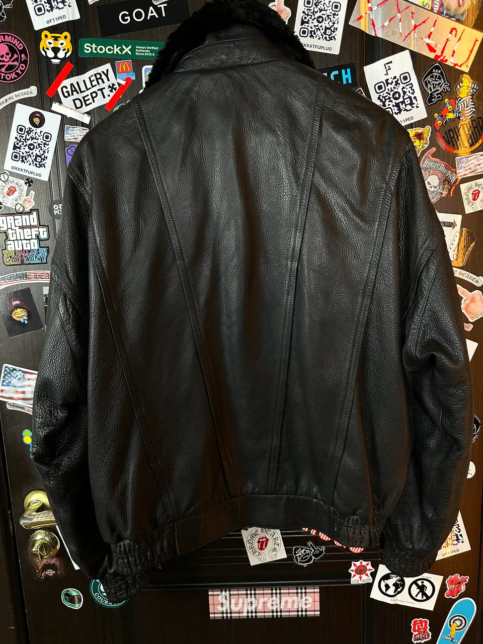 ZILLI Zilli "Huoene" Deerskin Bomber, detail view 6