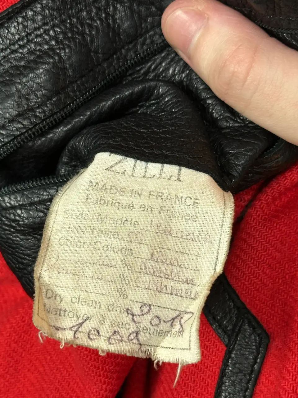 ZILLI Zilli "Huoene" Deerskin Bomber, detail view 16