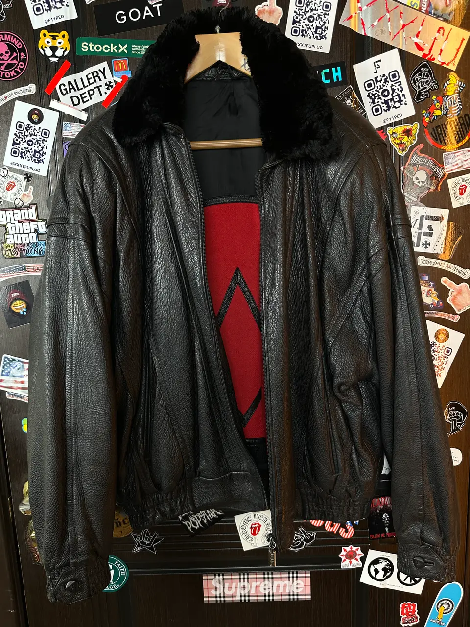 ZILLI Zilli "Huoene" Deerskin Bomber, detail view 5