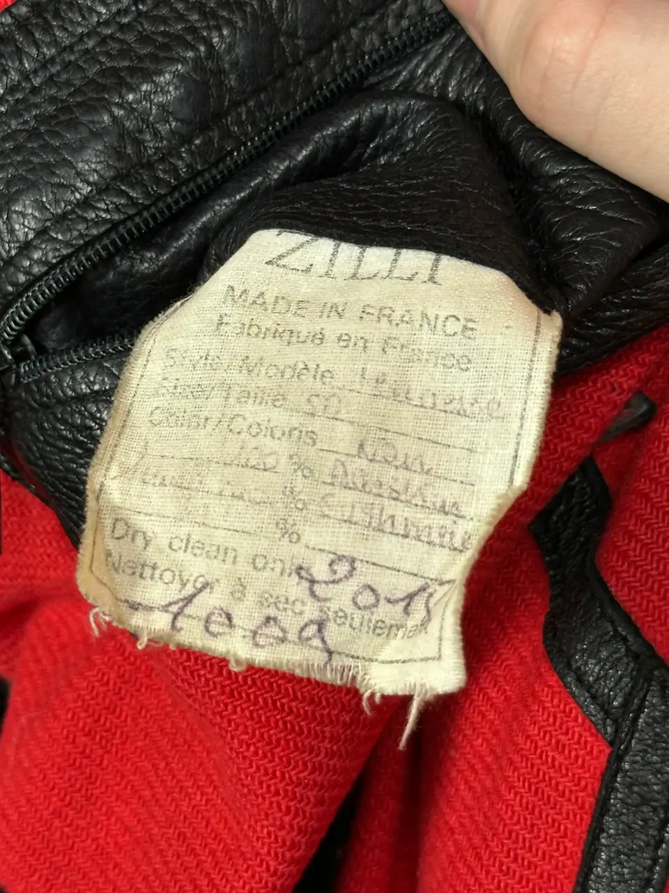 ZILLI Zilli "Huoene" Deerskin Bomber, detail view 17