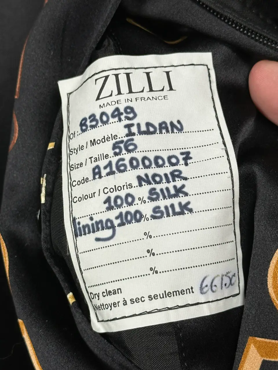 ZILLI Zilli "Ildan" Silk Weasel Coat, detail view 15