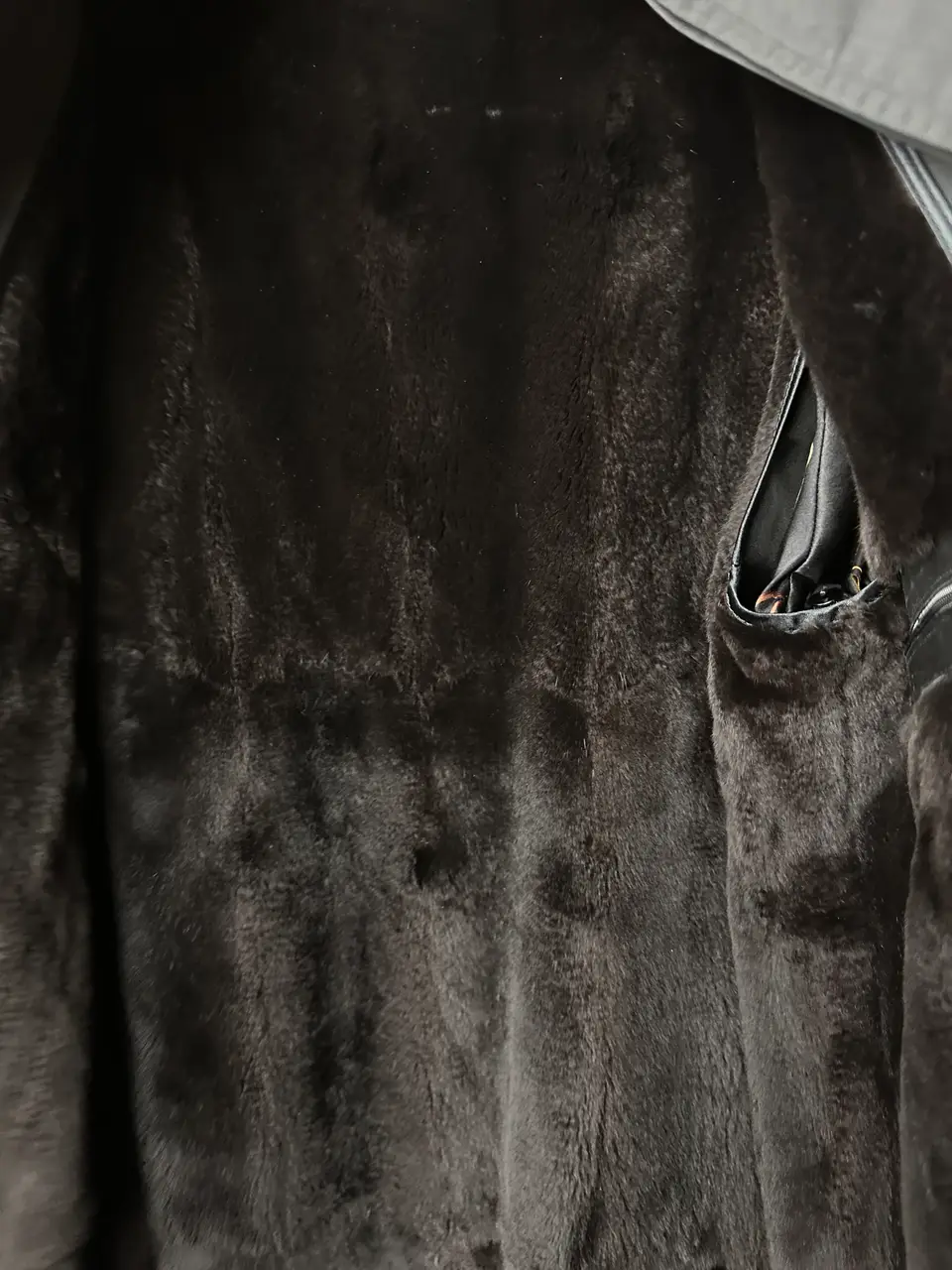 ZILLI Zilli "Ildan" Silk Weasel Coat, detail view 9