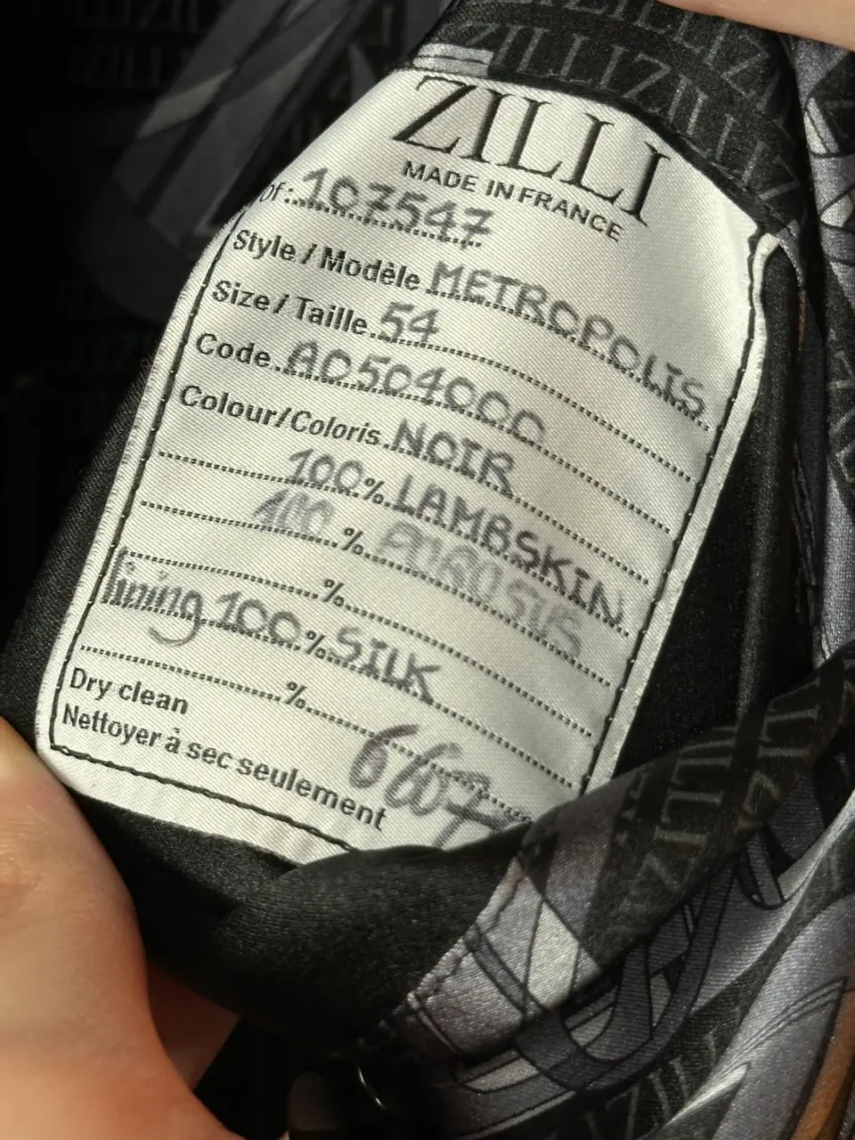 ZILLI Zilli "Mertopolis" Porosus Coat, detail view 10