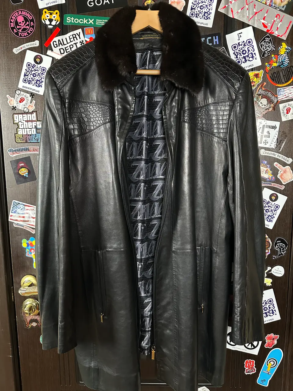 ZILLI Zilli "Mertopolis" Porosus Coat, detail view 2