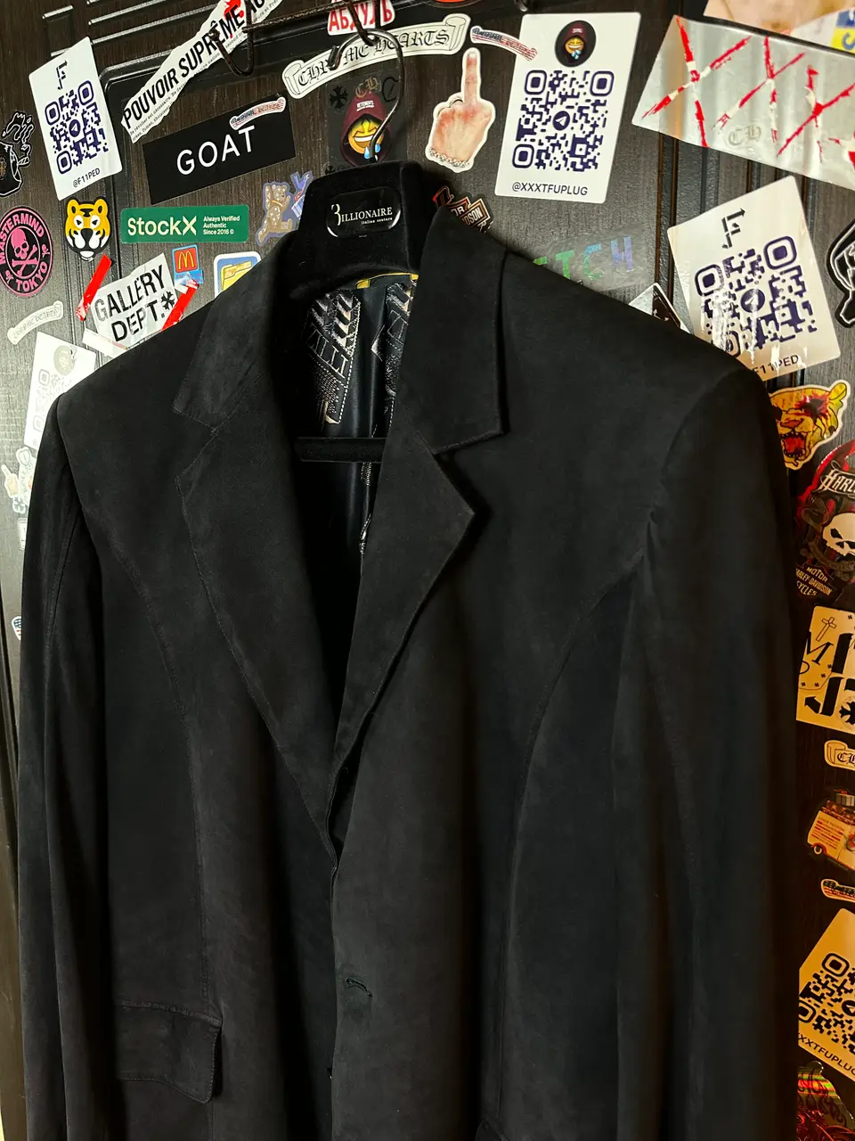 Zilli Zilli Suede Blazer, detail view 3