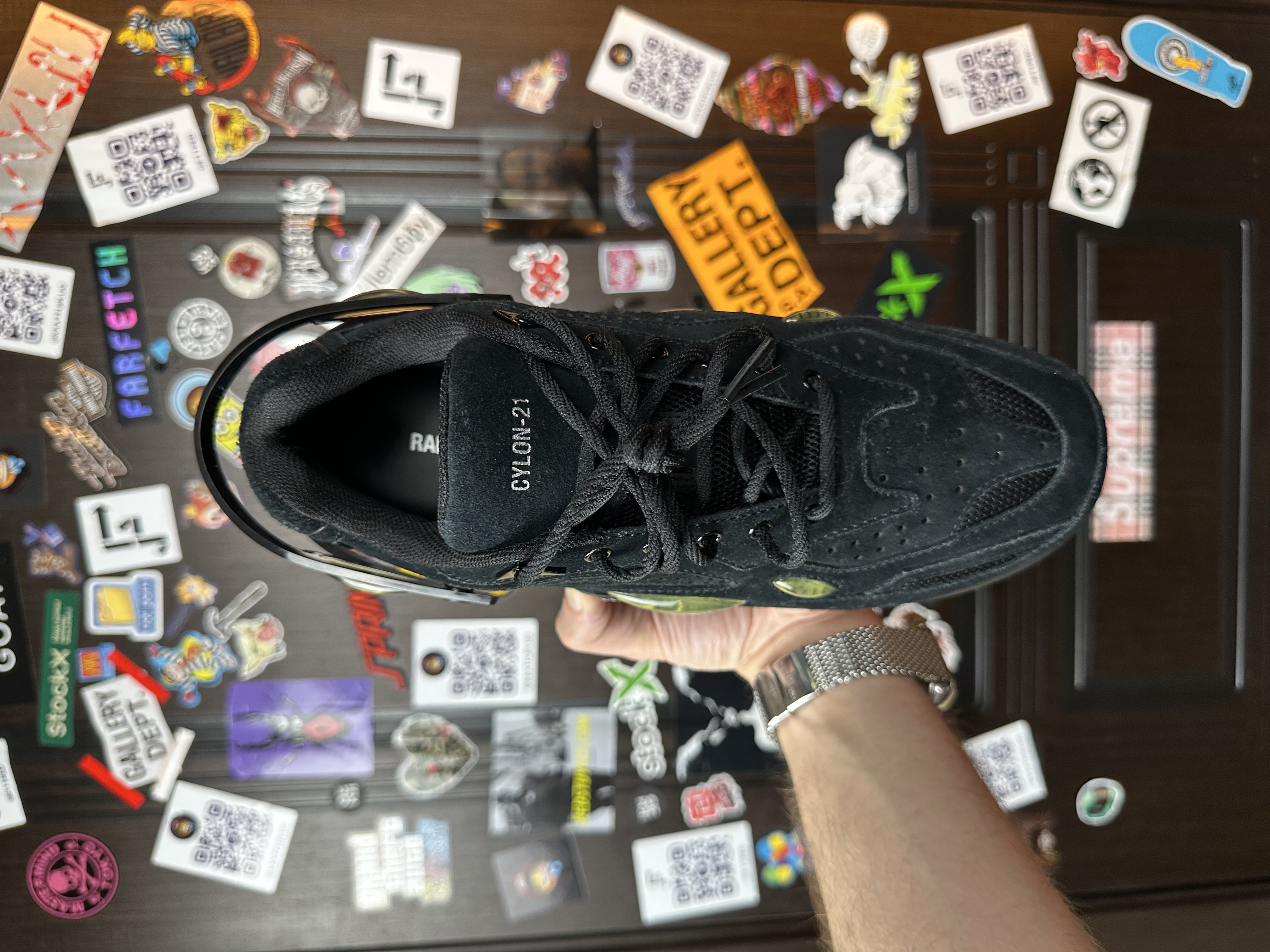 Raf Simons Cylon-21 Black, detail view 2