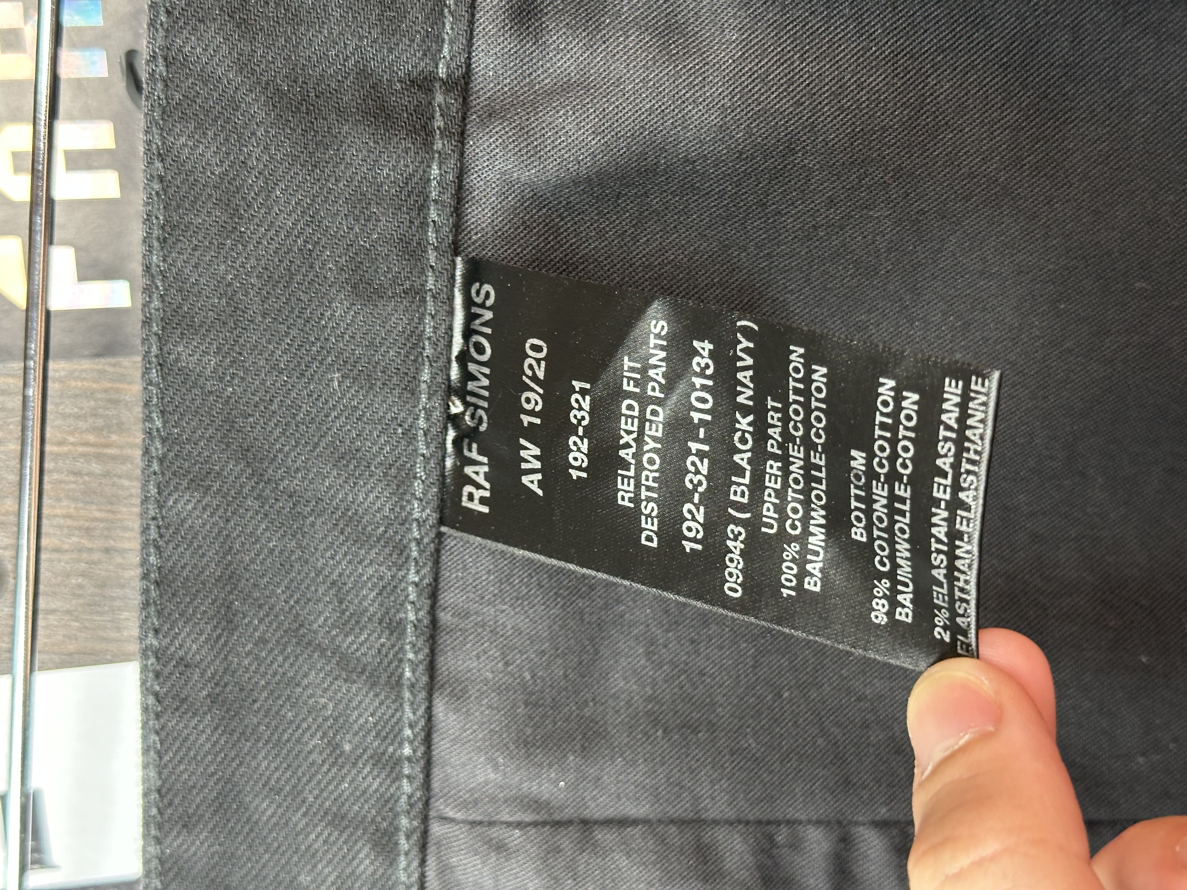 RAF Simons Raf Simons Double layered Zombie ripped Denim Jeans, detail view 12