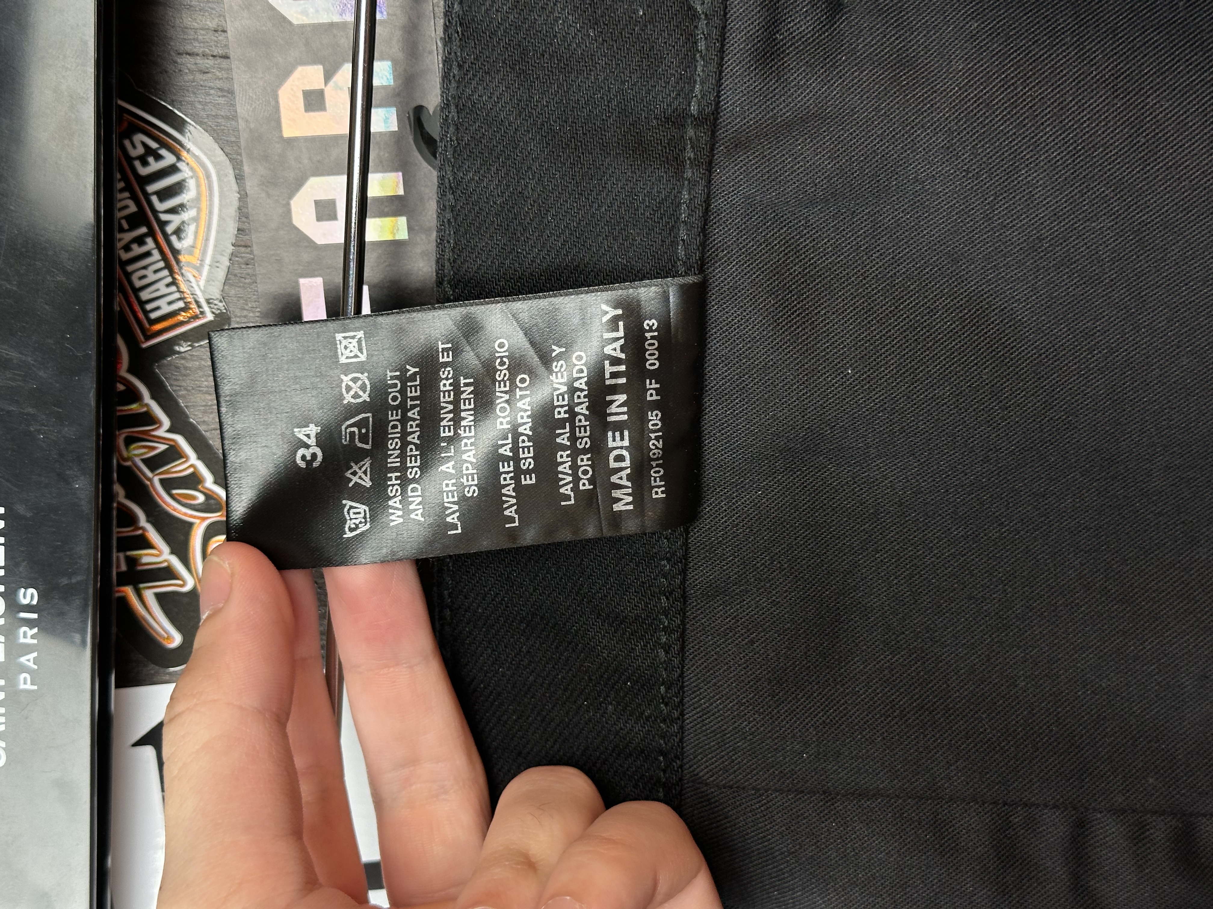 RAF Simons Raf Simons Double layered Zombie ripped Denim Jeans, detail view 13