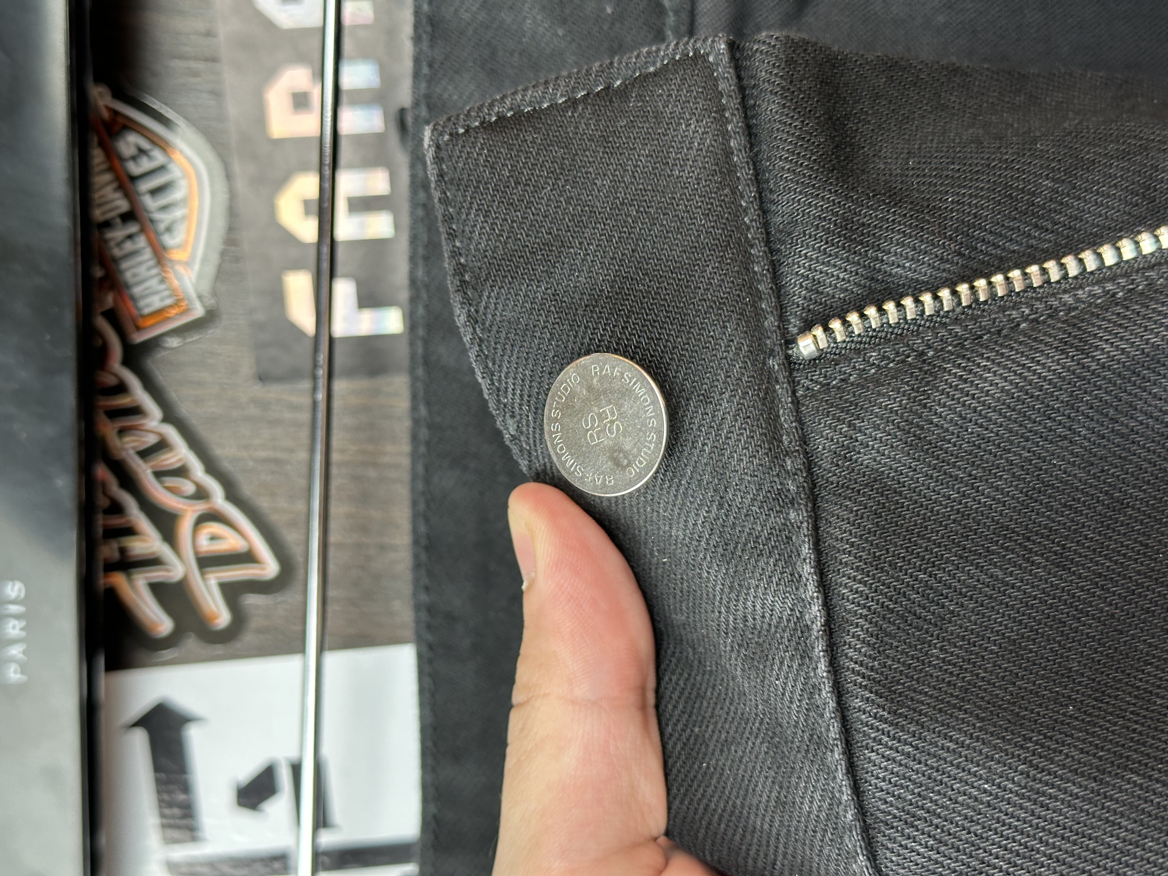 RAF Simons Raf Simons Double layered Zombie ripped Denim Jeans, detail view 14