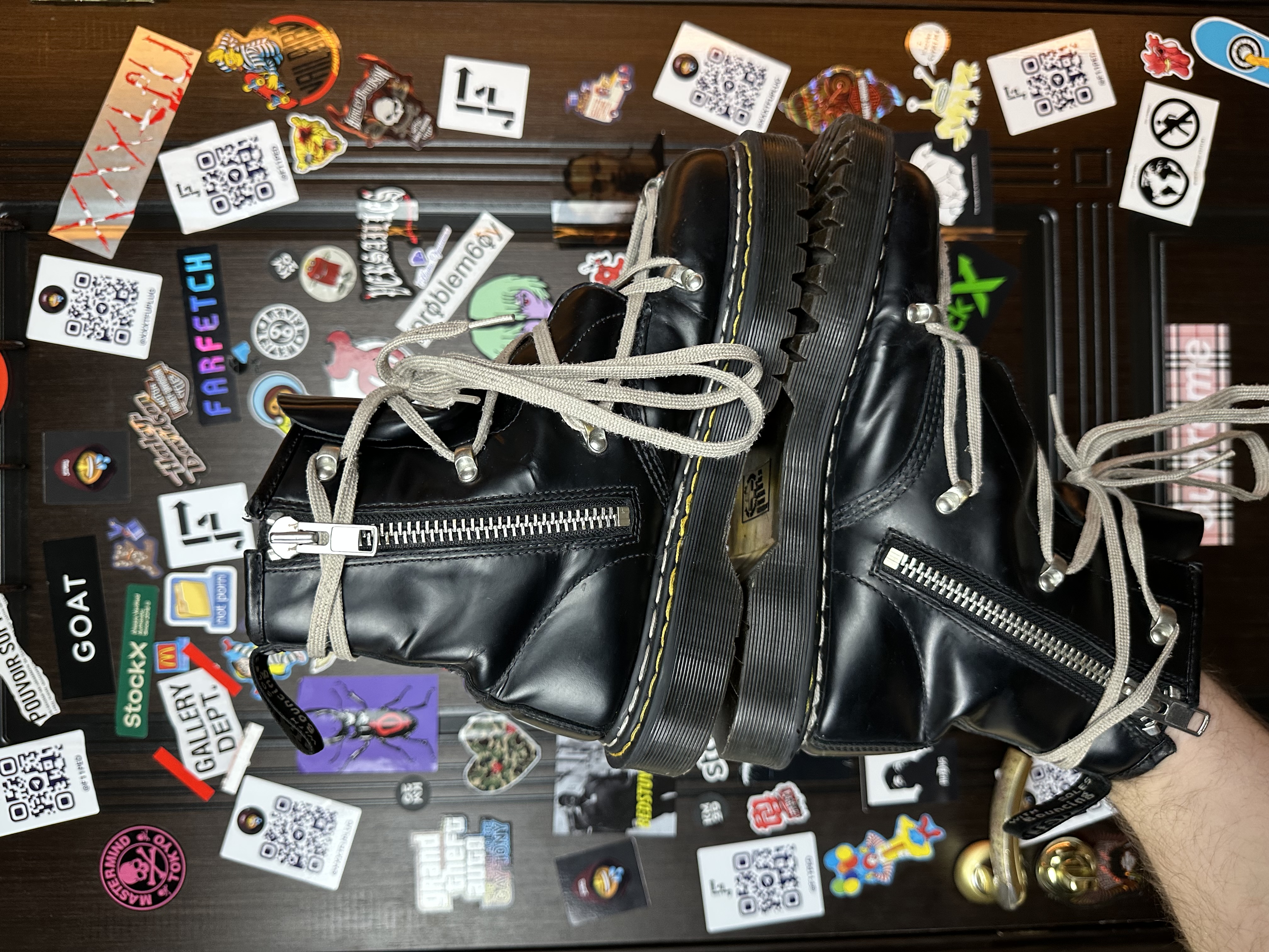 RickOwens Dr martens 43, detail view 16