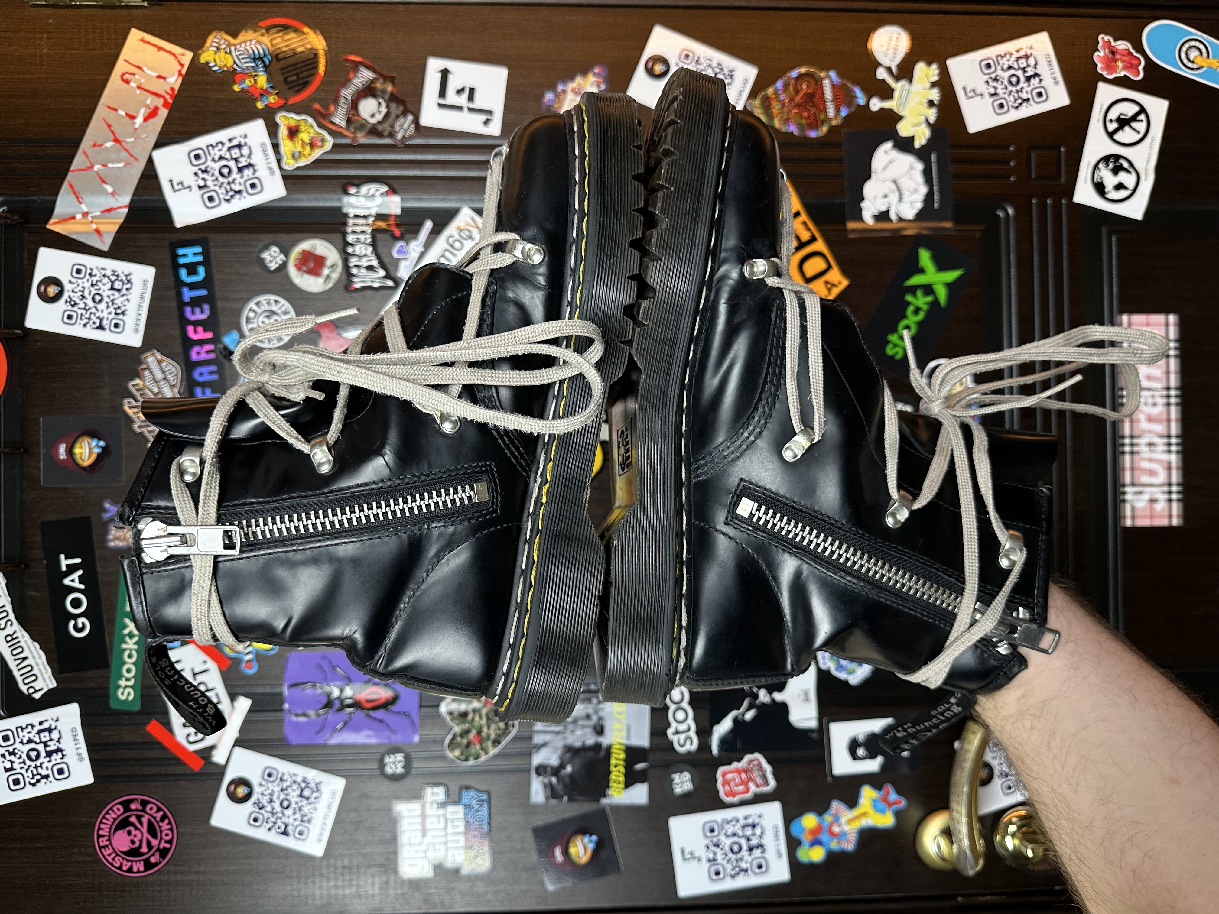 RickOwens Dr martens 43, detail view 17