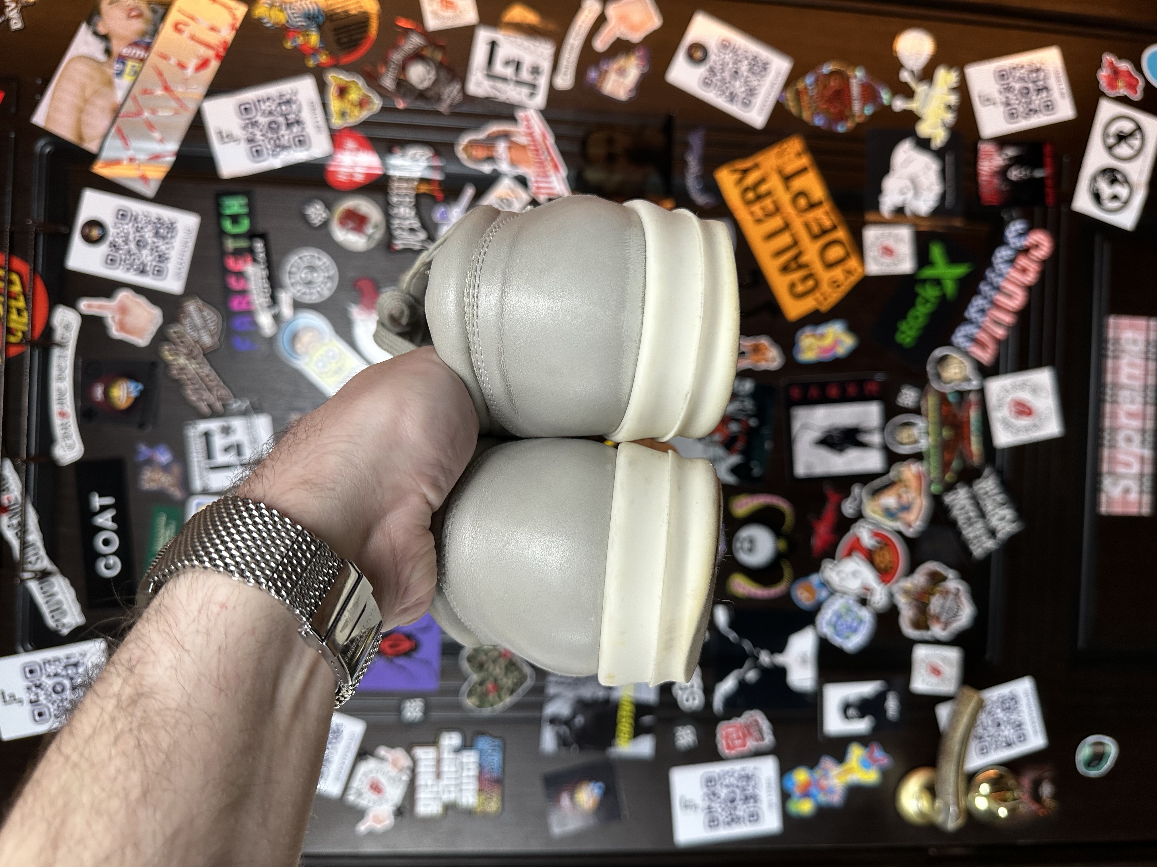 RickOwens Rick Owens Vans Grey, detail view 9