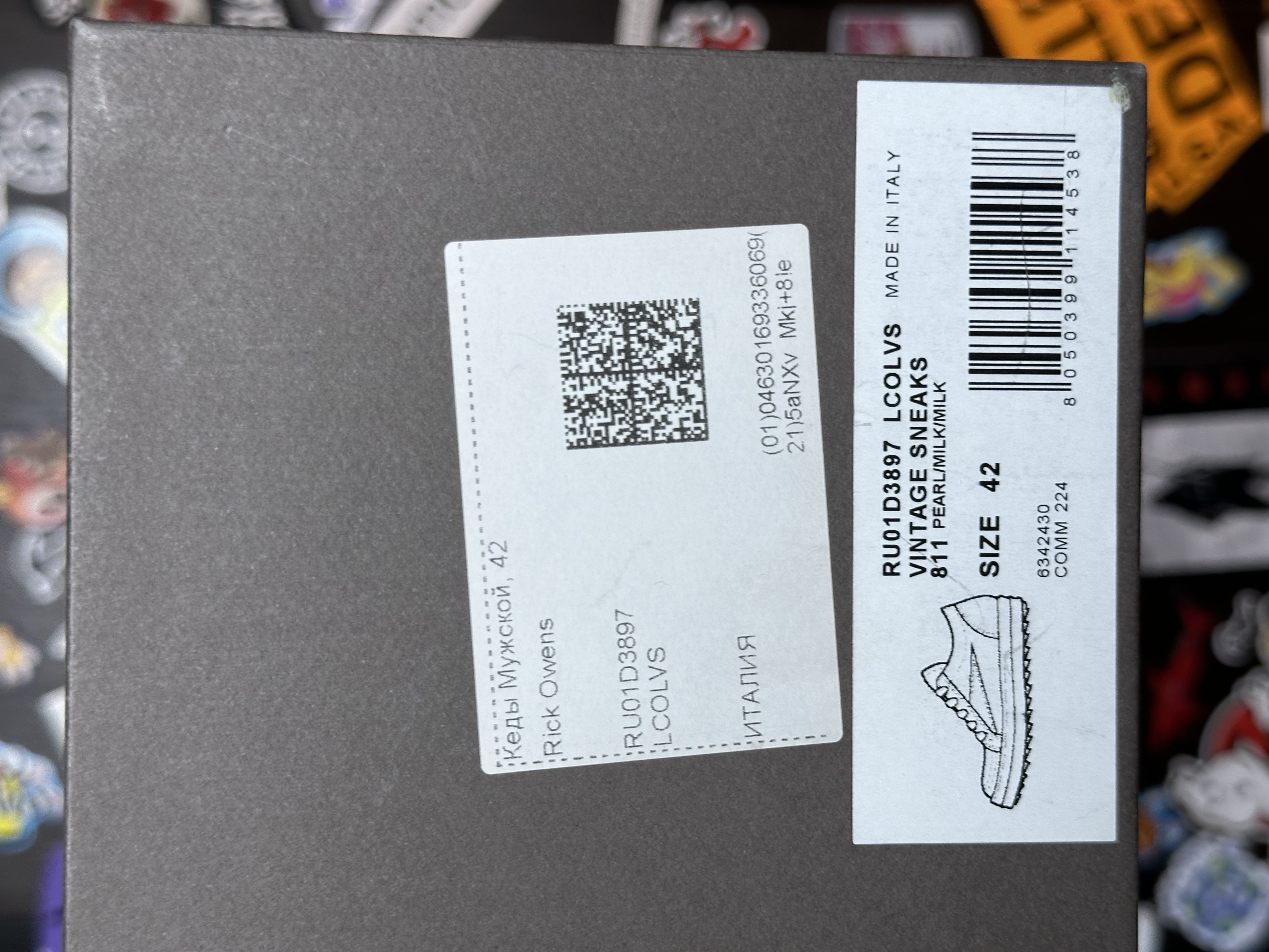 RickOwens Rick Owens Vans Grey, detail view 13