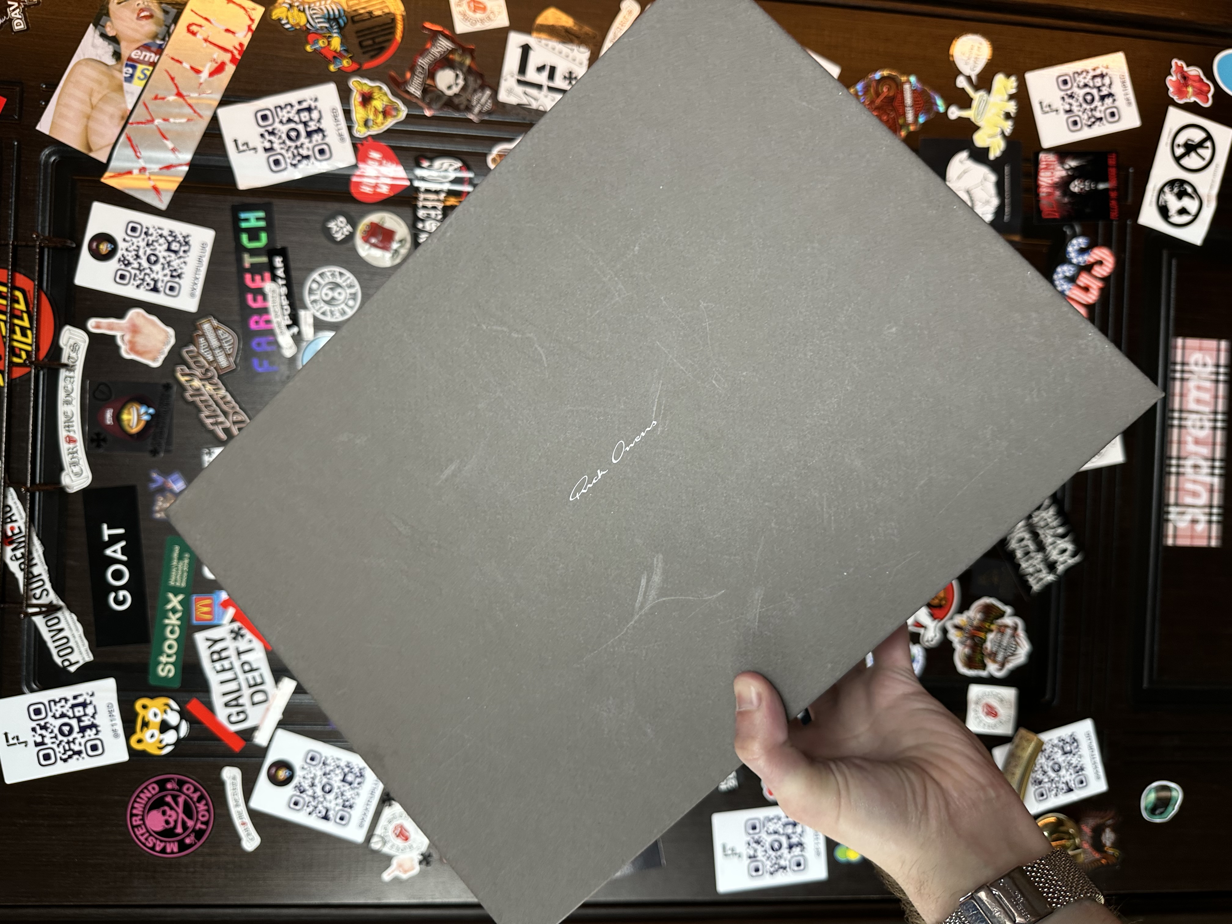 RickOwens Rick Owens Vans Grey, detail view 15