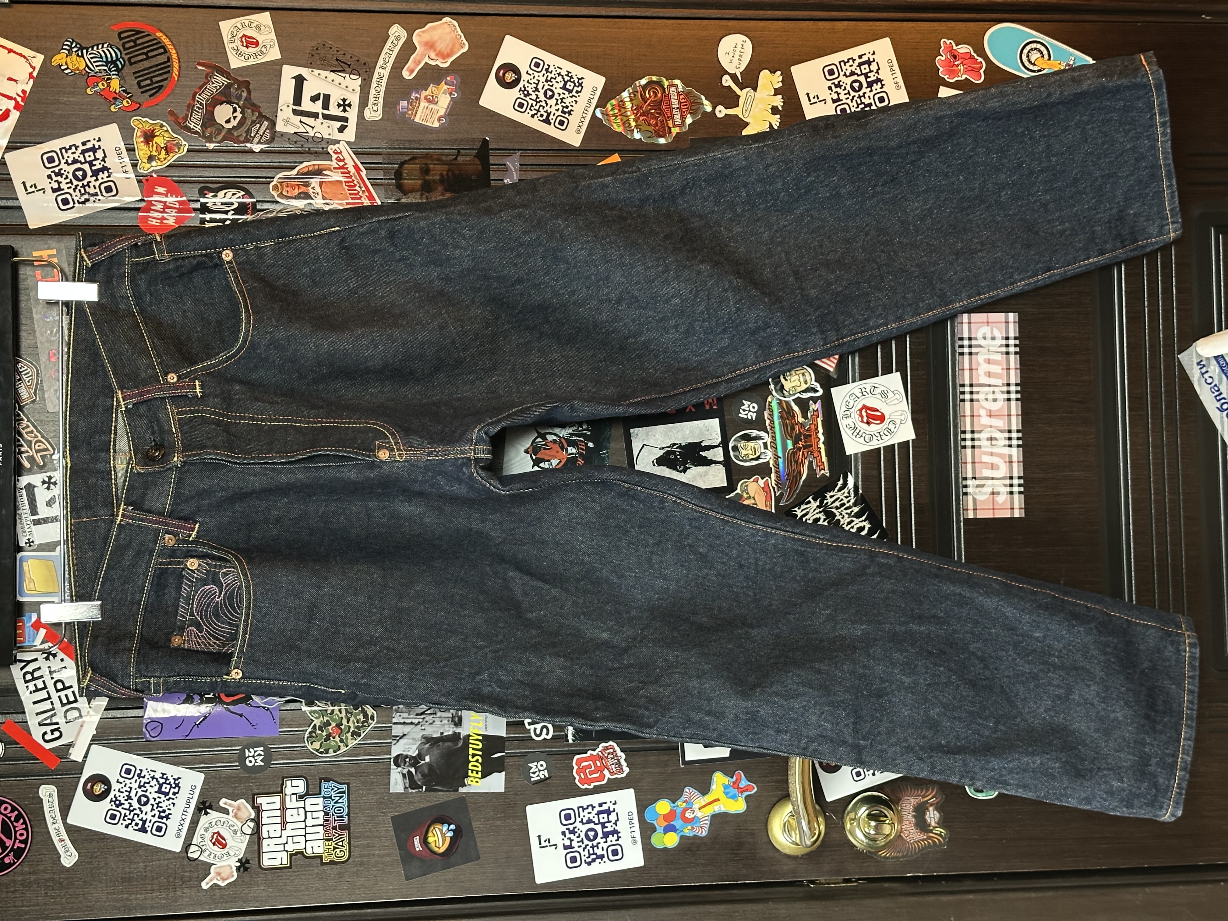 RMC Red Monkey Company | RMC 2008 «Erotic Ukiyo-e Collection» 1001 Archive Denim, detail view 2