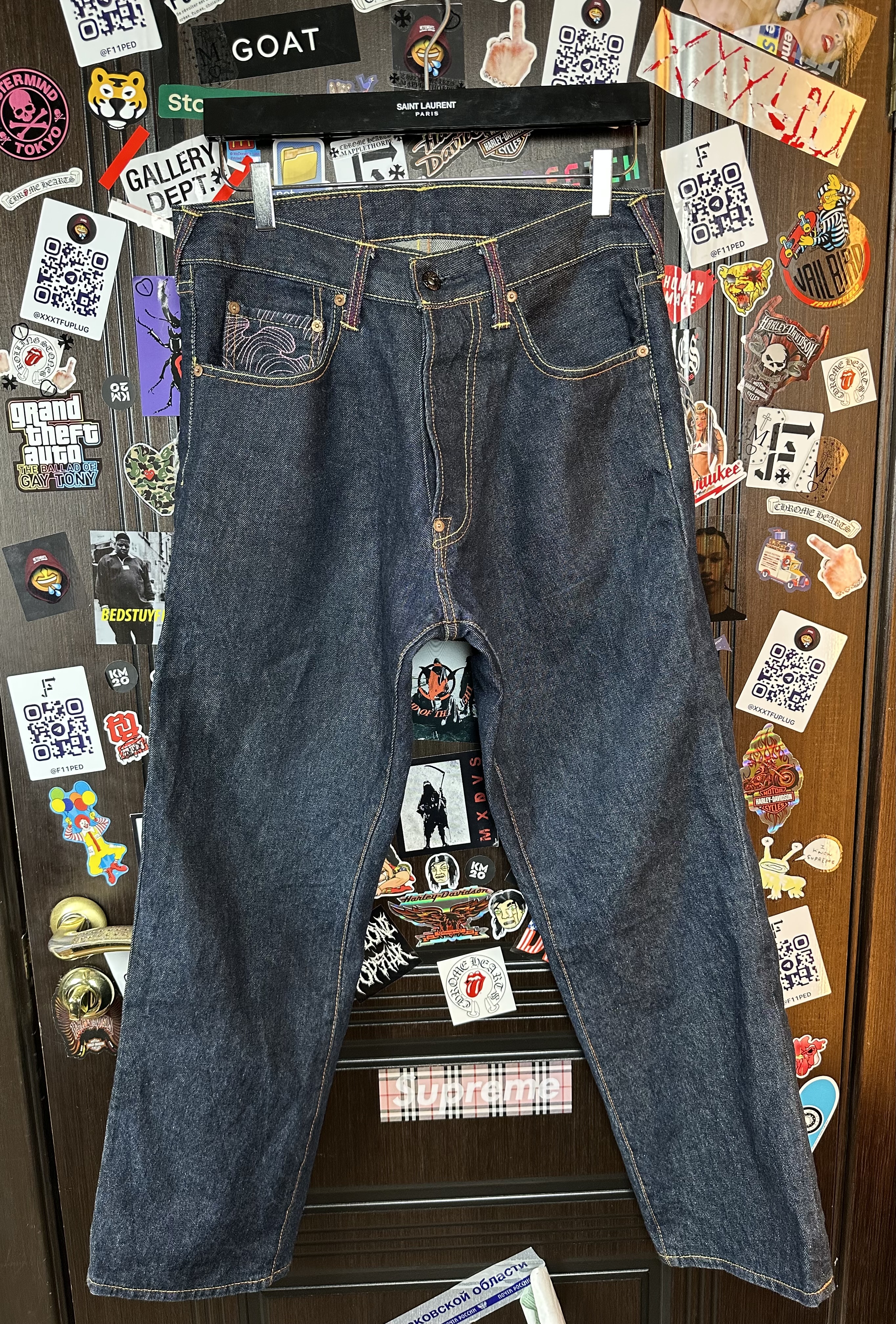 RMC Red Monkey Company | RMC 2008 «Erotic Ukiyo-e Collection» 1001 Archive Denim, detail view 6