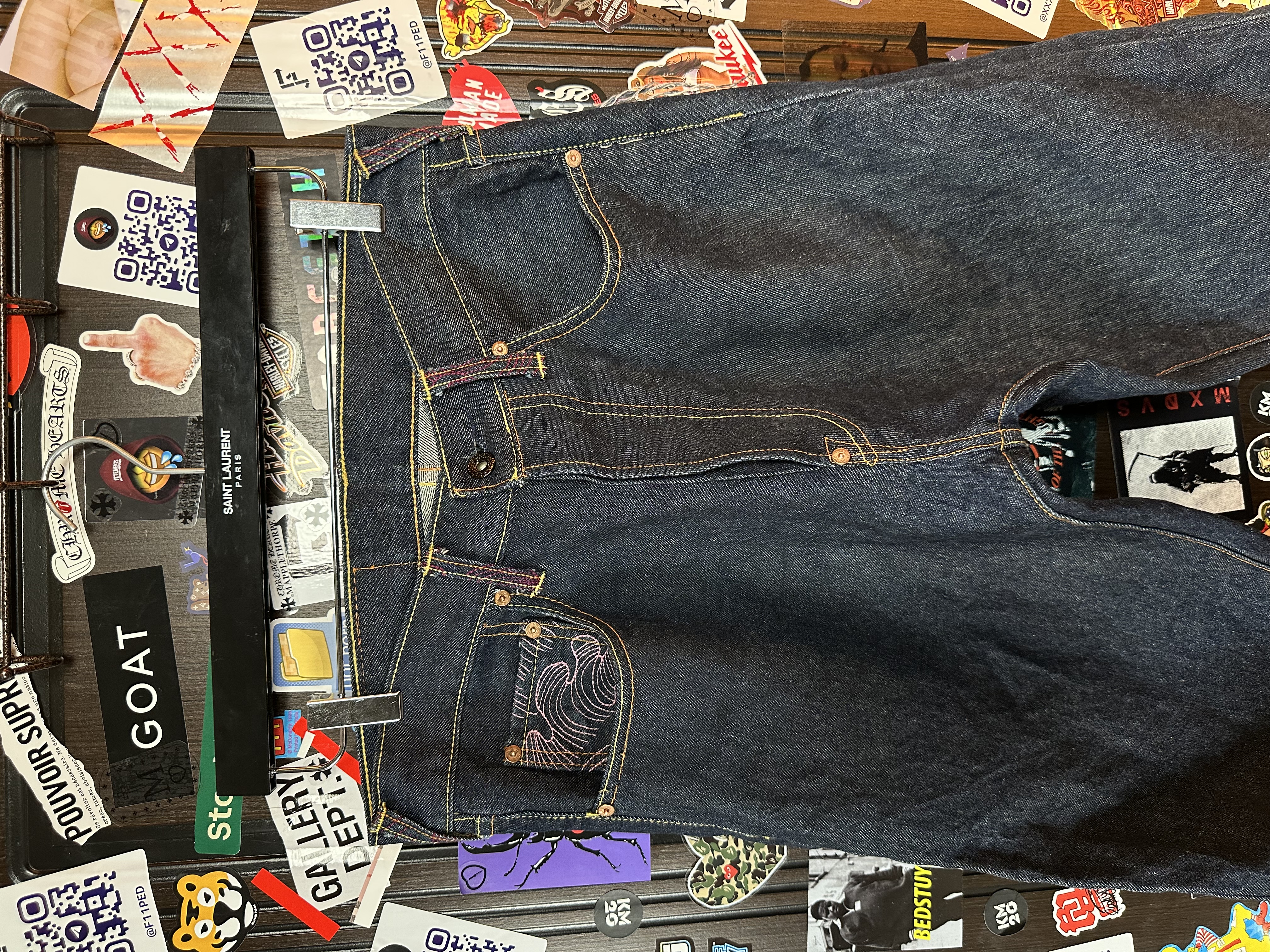 RMC Red Monkey Company | RMC 2008 «Erotic Ukiyo-e Collection» 1001 Archive Denim, detail view 7