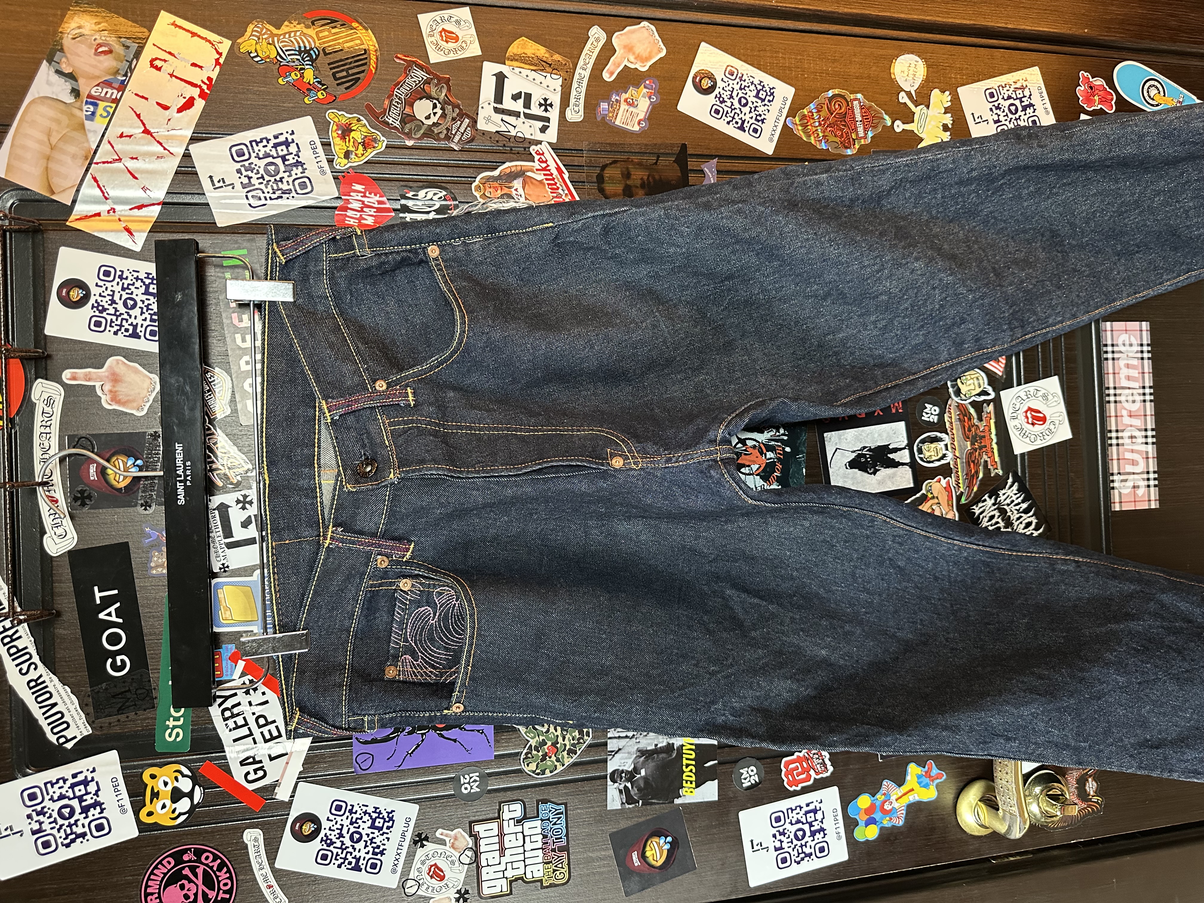 RMC Red Monkey Company | RMC 2008 «Erotic Ukiyo-e Collection» 1001 Archive Denim, detail view 8