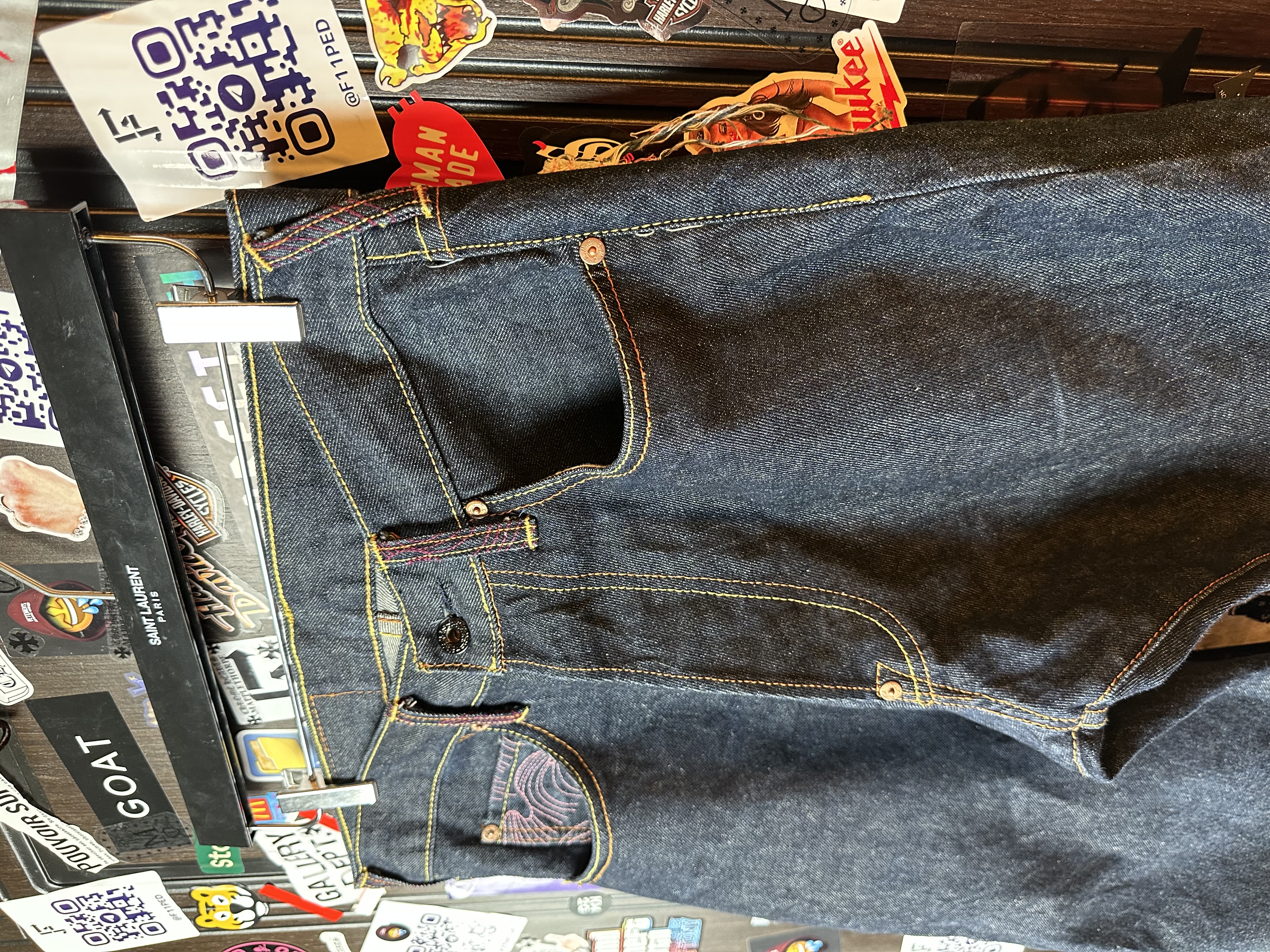 RMC Red Monkey Company | RMC 2008 «Erotic Ukiyo-e Collection» 1001 Archive Denim, detail view 12